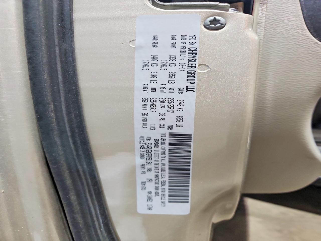 2015 Dodge Grand Caravan Se Золотой vin: 2C4RDGBG3FR581541