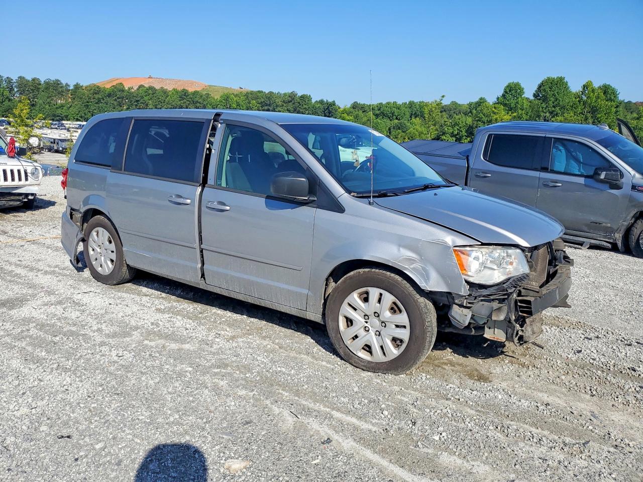2015 Dodge Grand Caravan Se Silver vin: 2C4RDGBG3FR657968