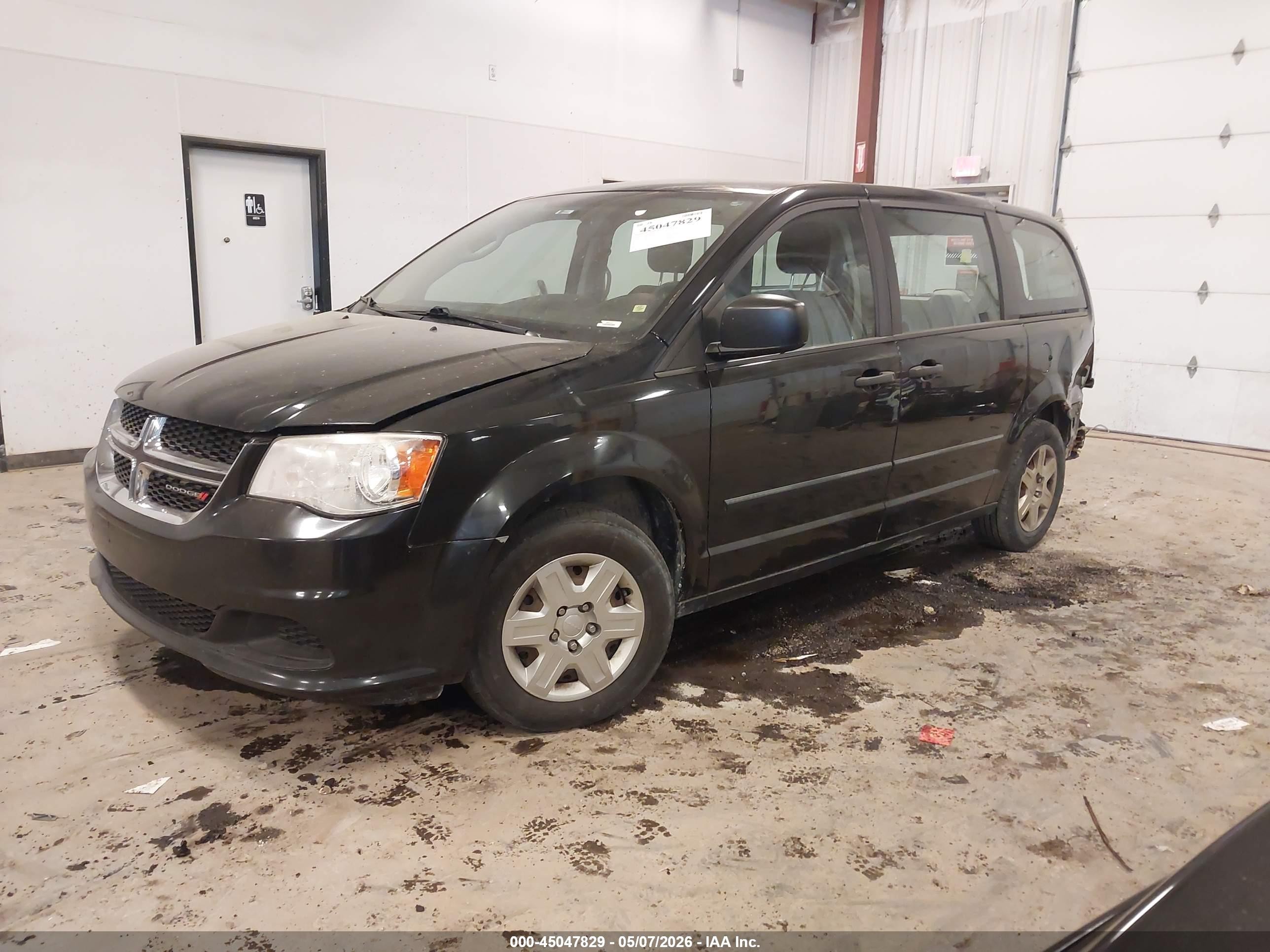 2013 Dodge Grand Caravan American Value Pkg Черный vin: 2C4RDGBG4DR543765