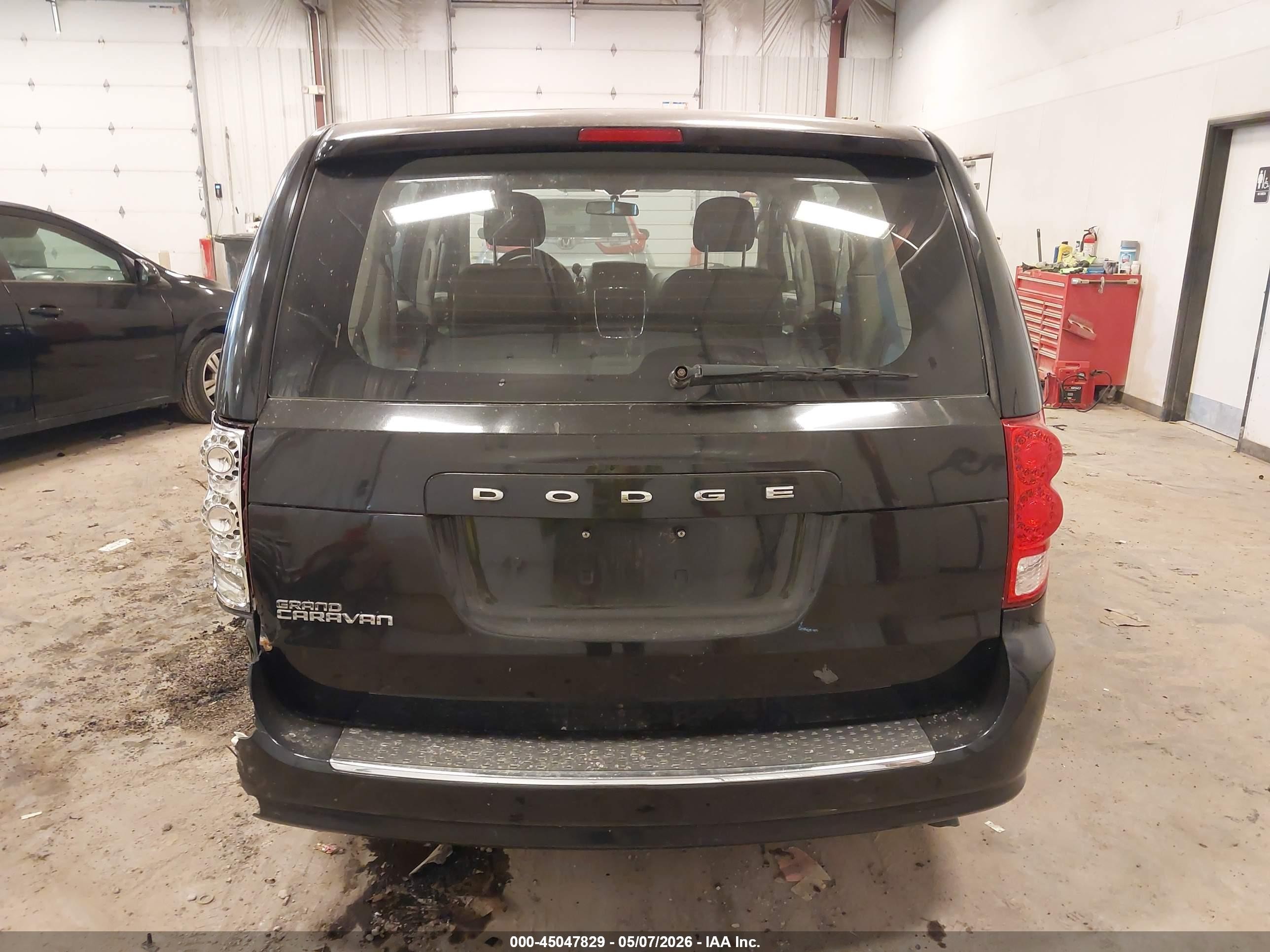 2013 Dodge Grand Caravan American Value Pkg Черный vin: 2C4RDGBG4DR543765