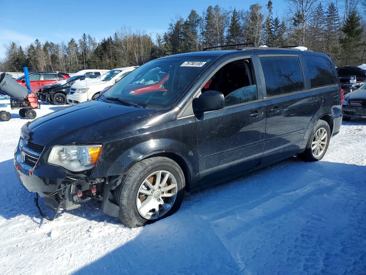 2013 Dodge Grand Caravan Se Black vin: 2C4RDGBG4DR761575