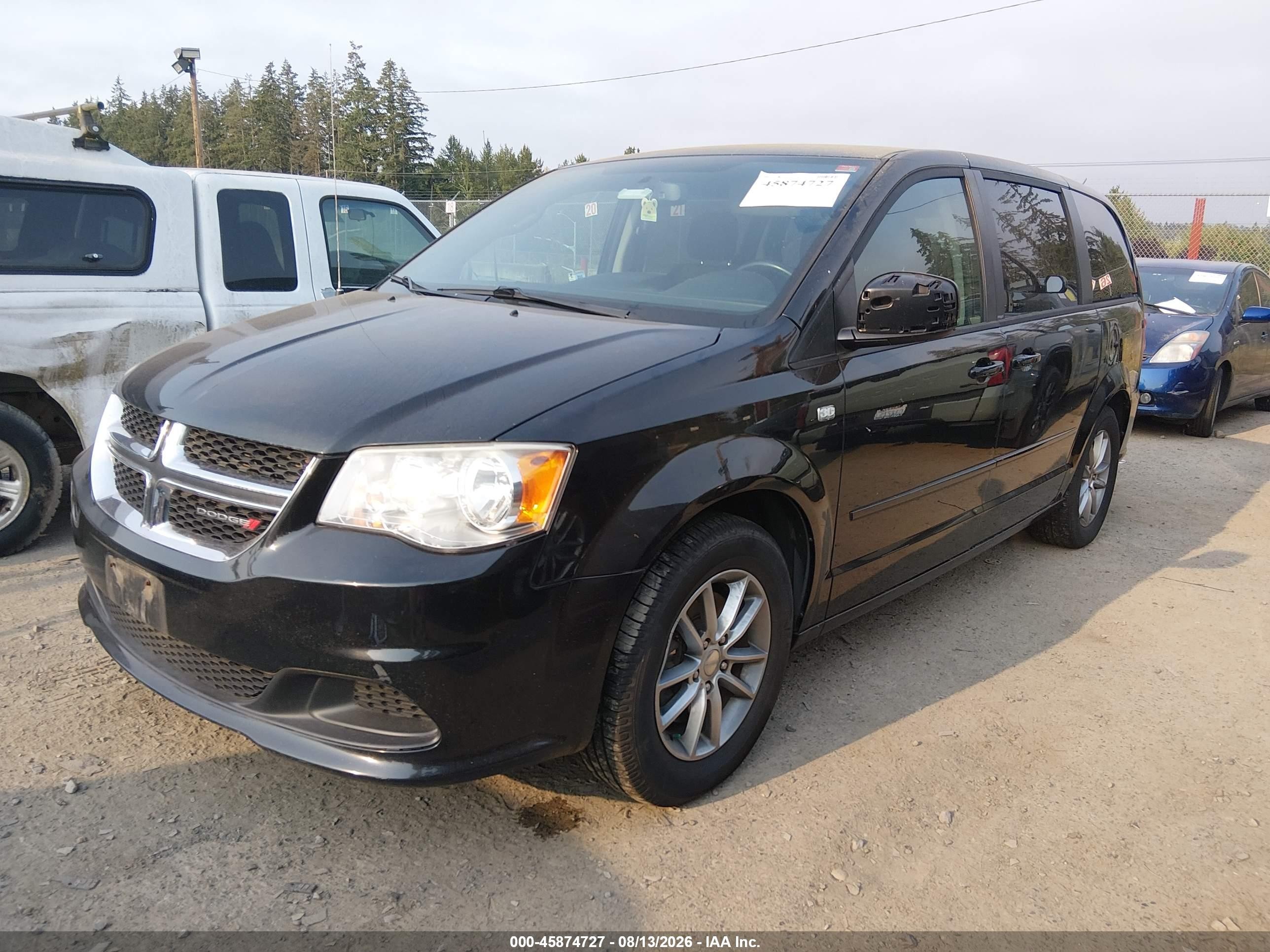 2014 Dodge Grand Caravan Se 30th Anniversary Black vin: 2C4RDGBG4ER259019