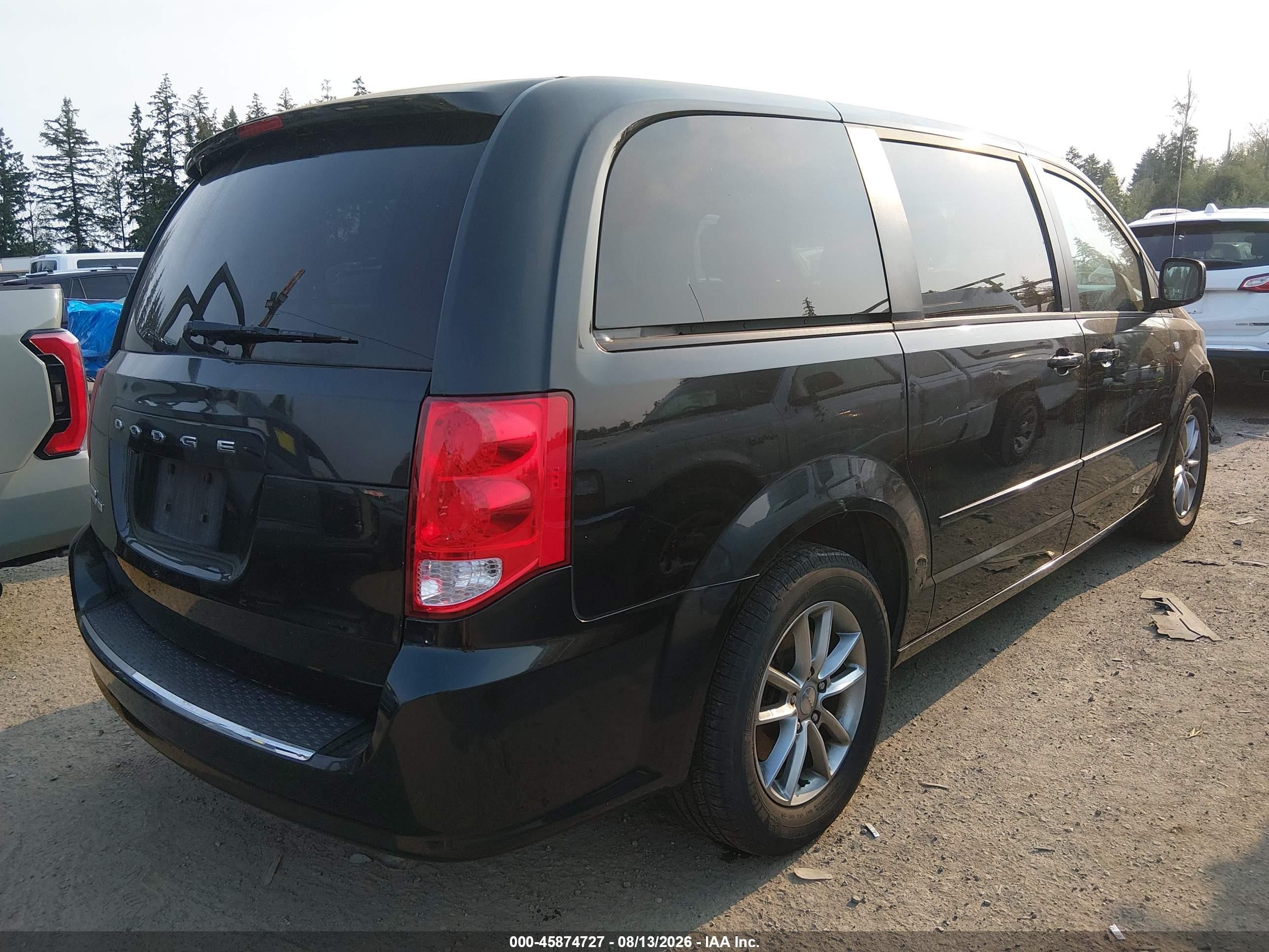 2014 Dodge Grand Caravan Se 30th Anniversary Black vin: 2C4RDGBG4ER259019