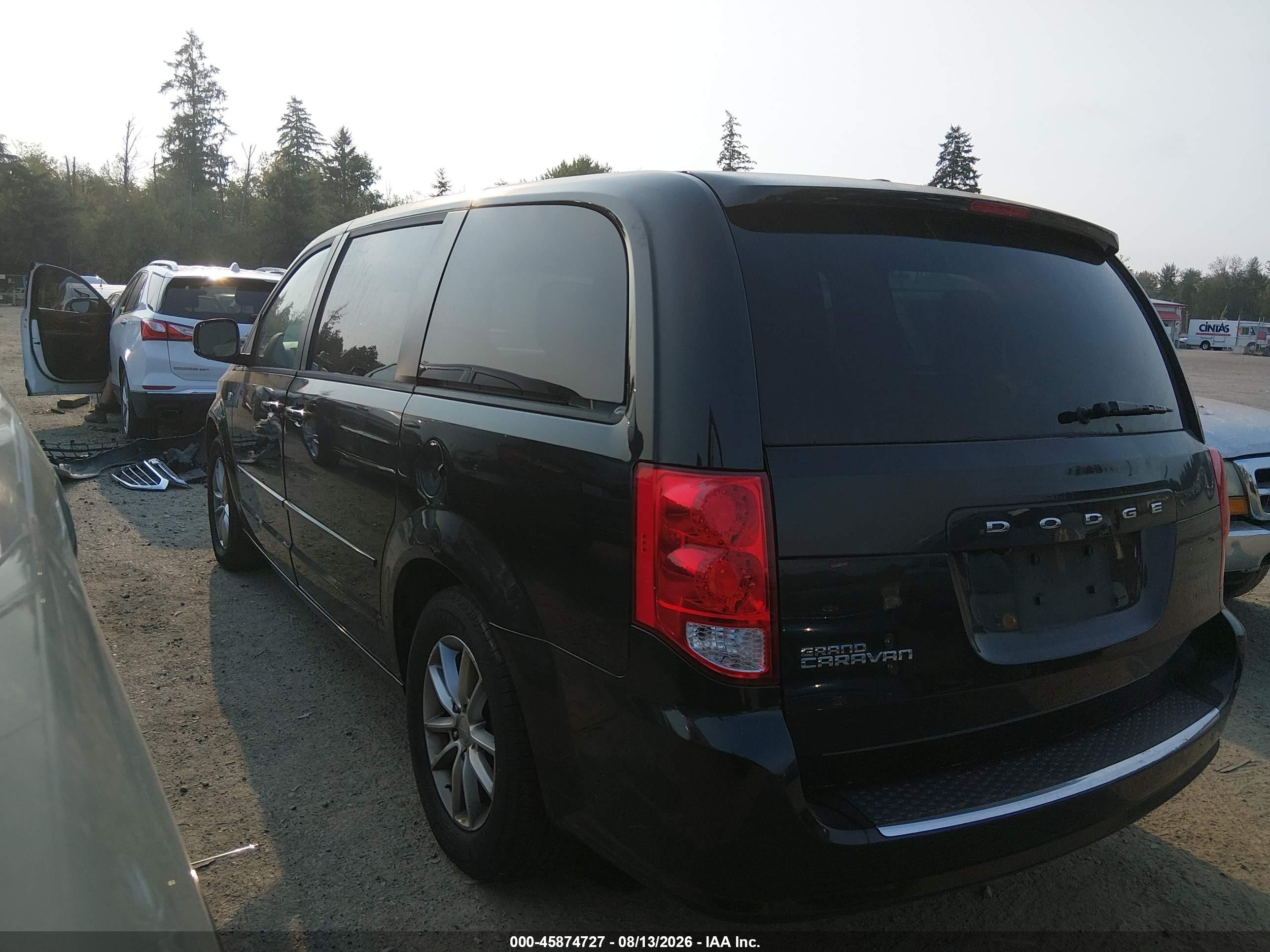 2014 Dodge Grand Caravan Se 30th Anniversary Black vin: 2C4RDGBG4ER259019