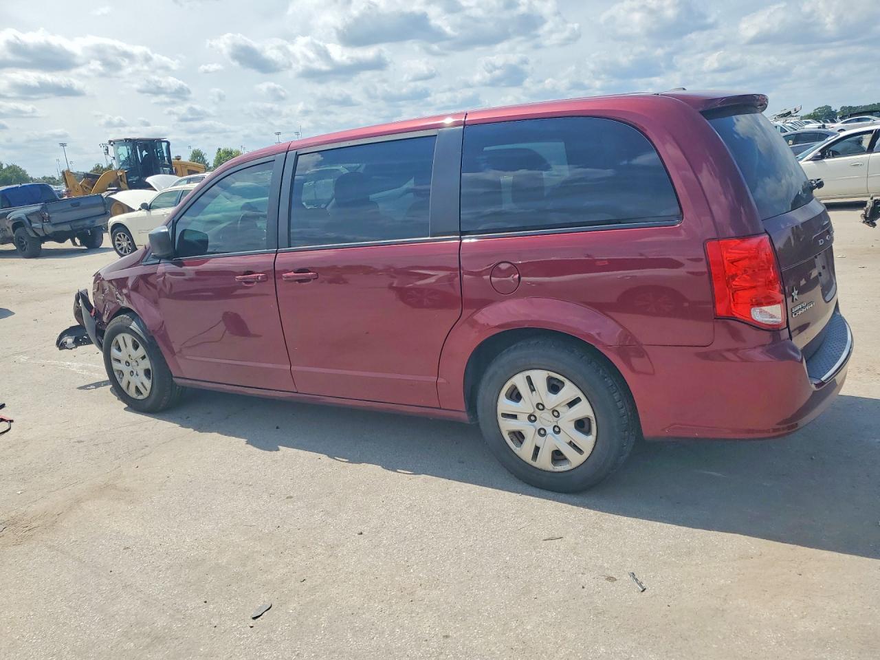 2018 Dodge Grand Caravan Se Burgundy vin: 2C4RDGBG4JR148044