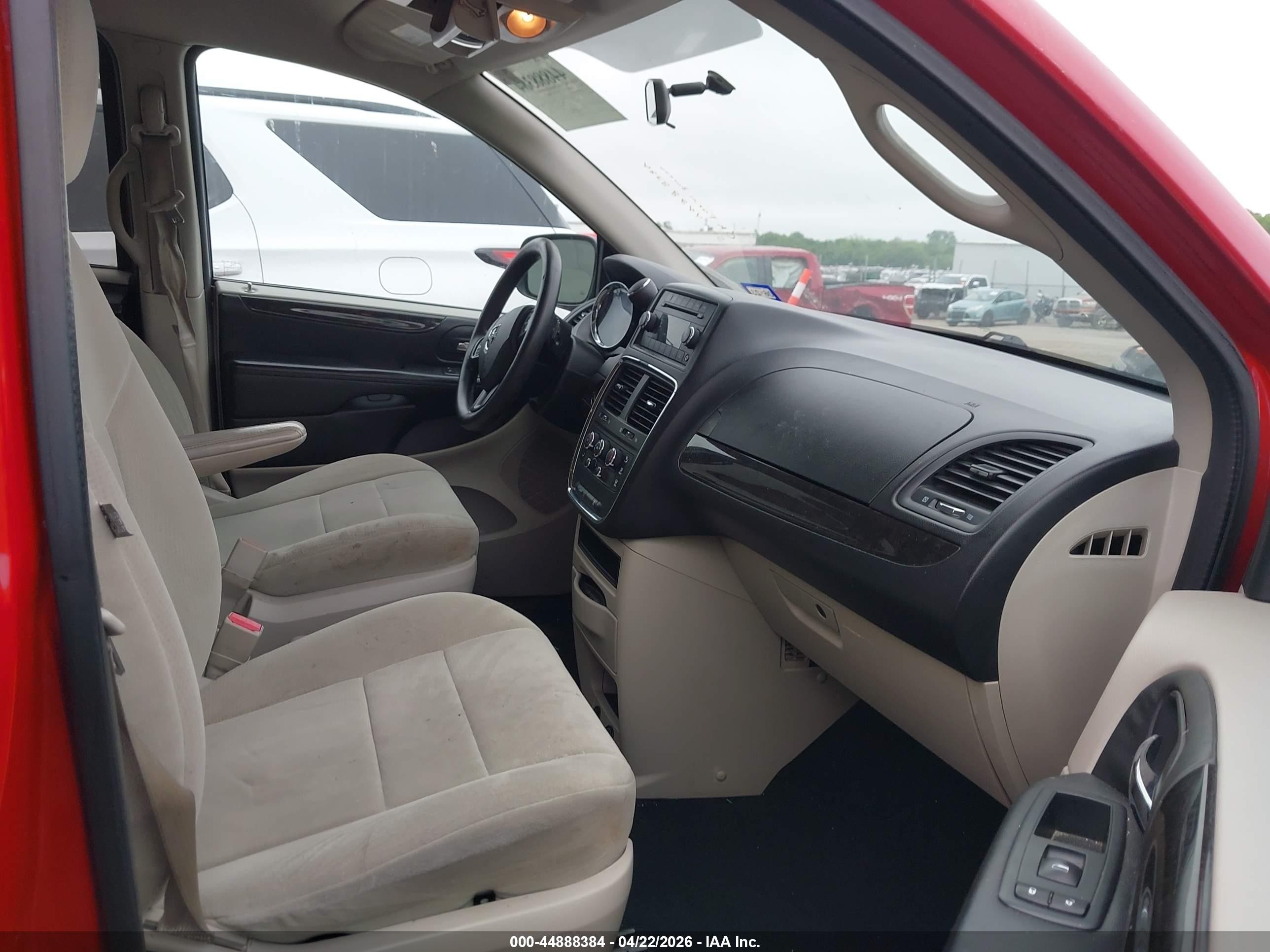 2013 Dodge Grand Caravan Se Red vin: 2C4RDGBG5DR612902
