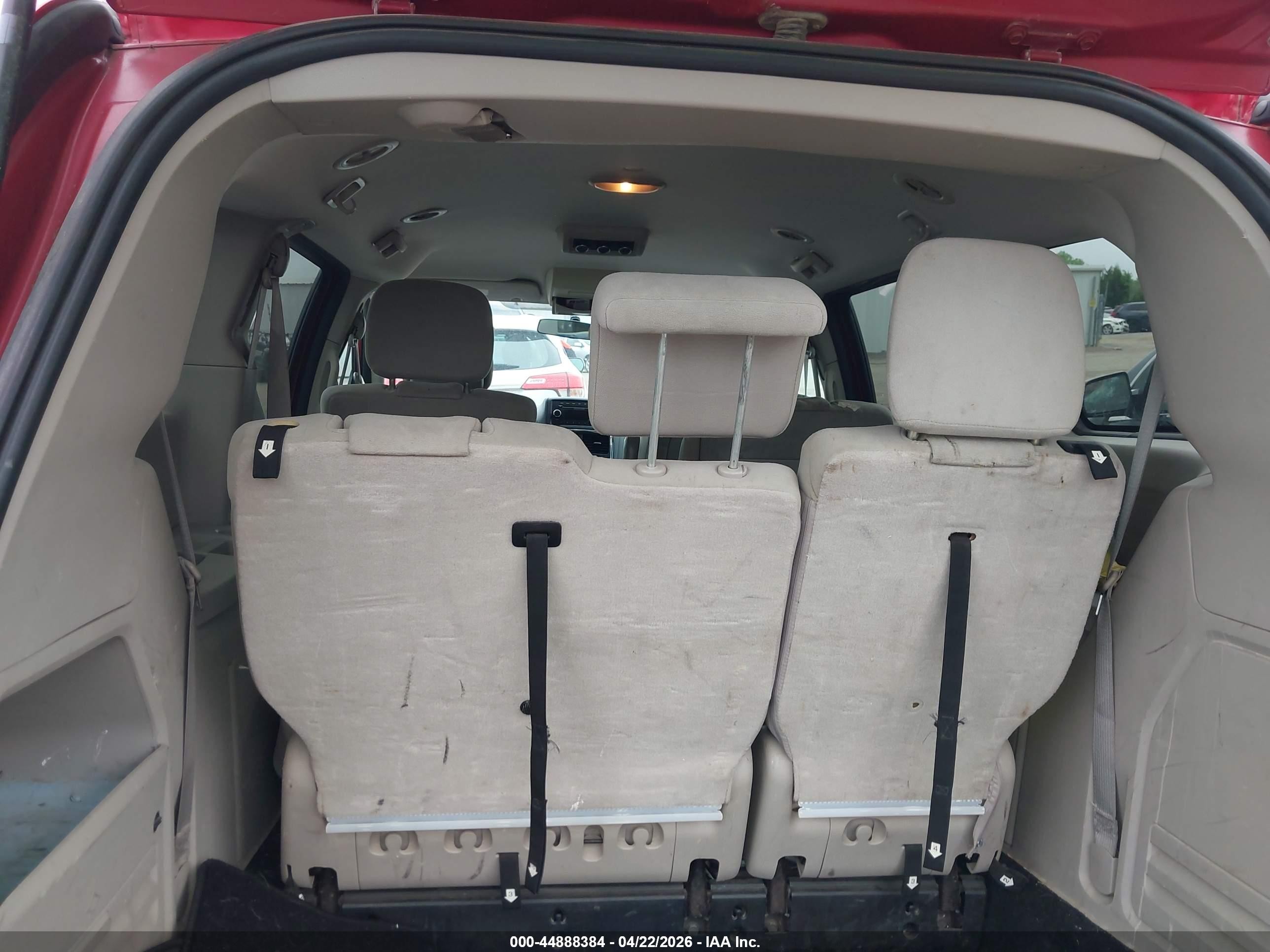 2013 Dodge Grand Caravan Se Red vin: 2C4RDGBG5DR612902