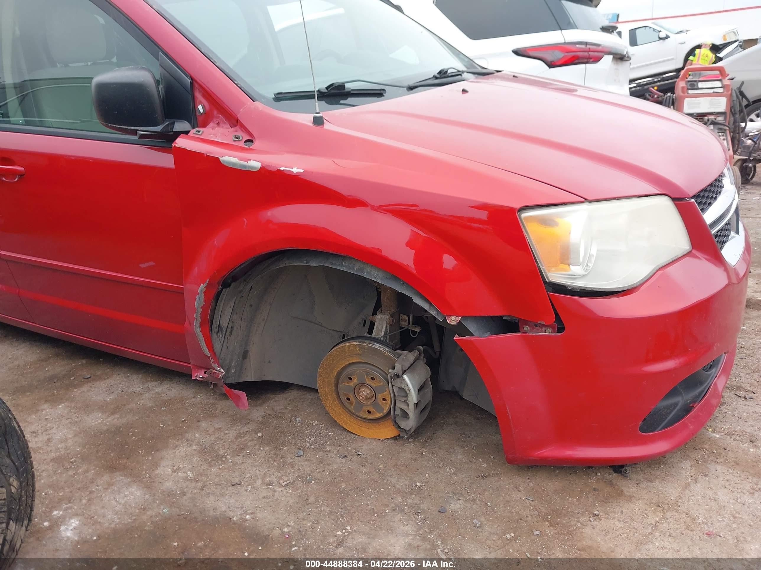 2013 Dodge Grand Caravan Se Red vin: 2C4RDGBG5DR612902