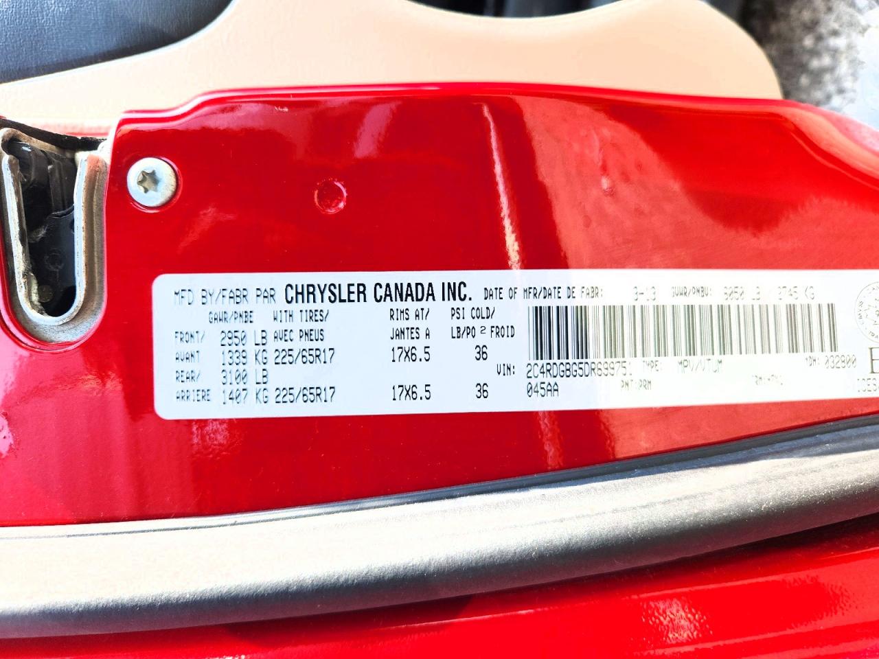 2013 Dodge Grand Caravan Se Red vin: 2C4RDGBG5DR699751
