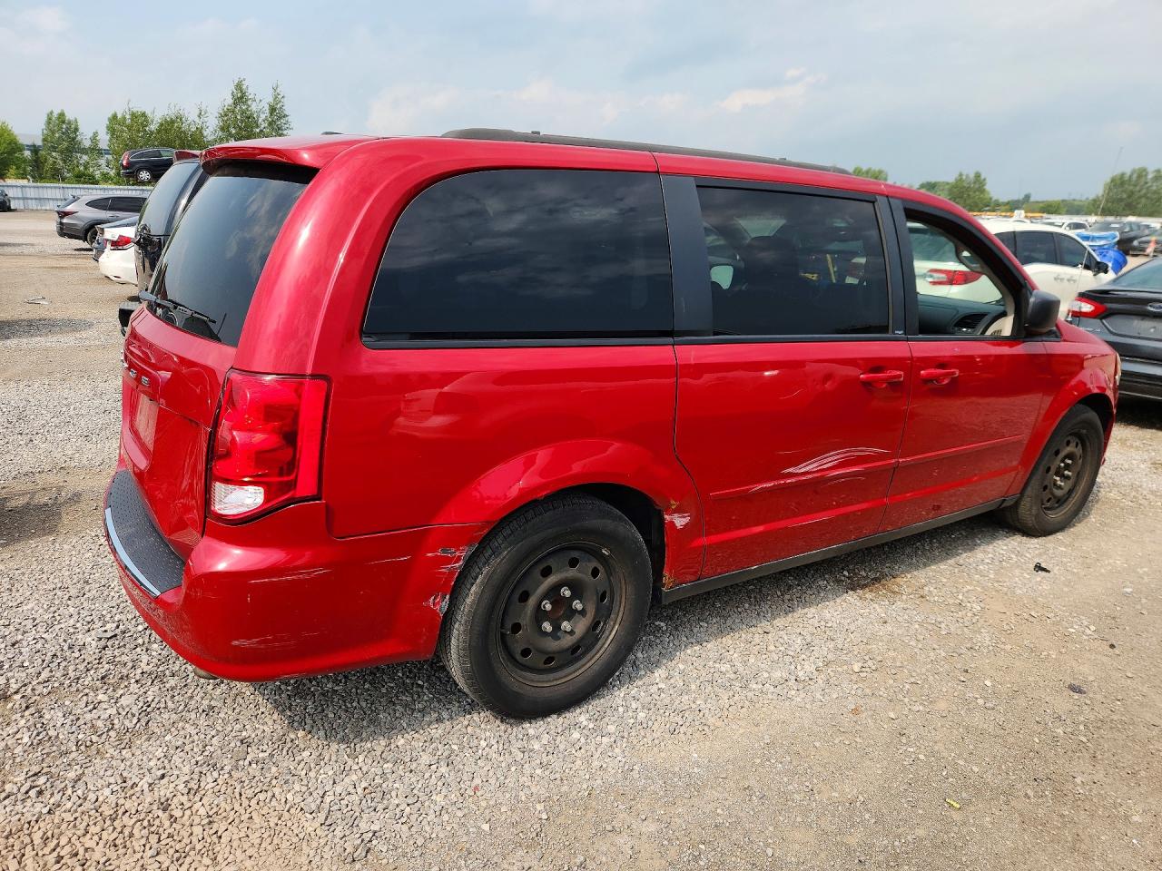 2013 Dodge Grand Caravan Se Red vin: 2C4RDGBG5DR699751