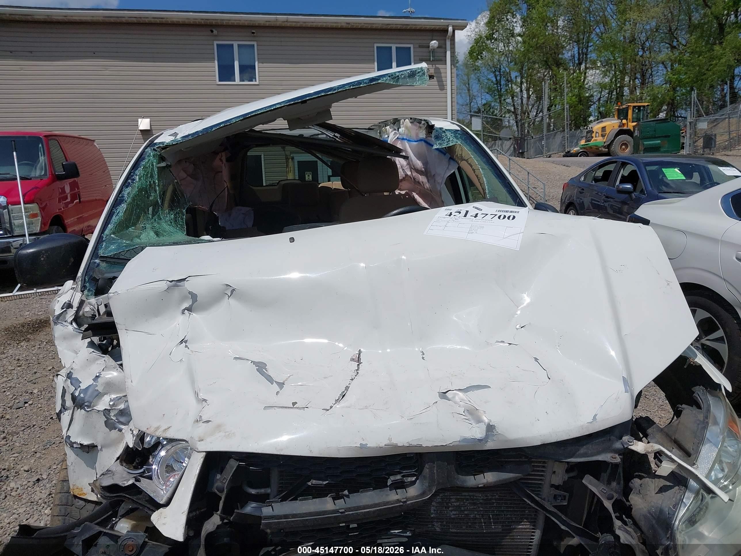 2013 Dodge Grand Caravan Se White vin: 2C4RDGBG5DR762847