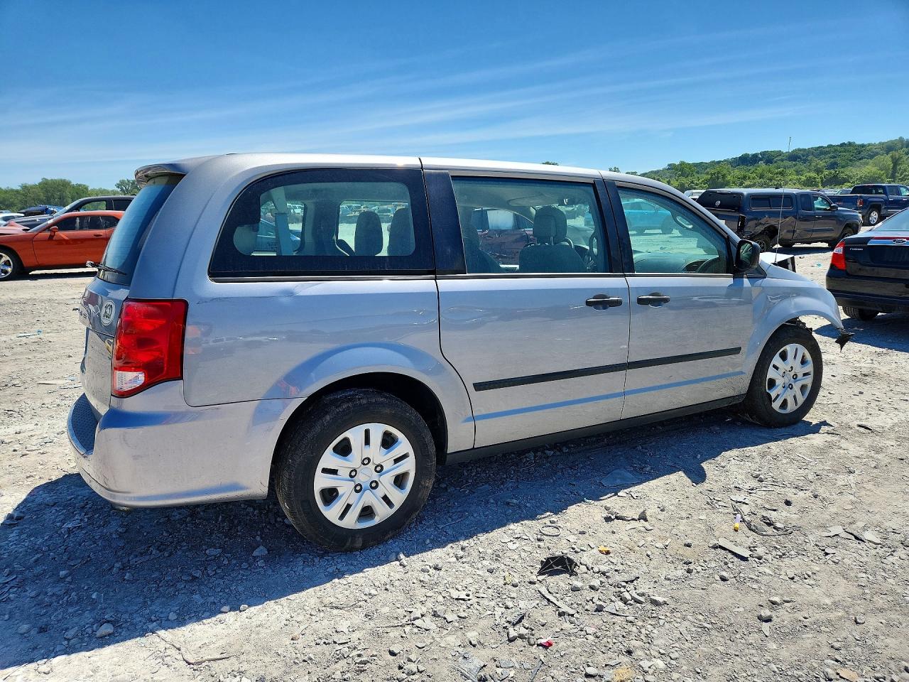 2013 Dodge Grand Caravan Se Silver vin: 2C4RDGBG5DR799347