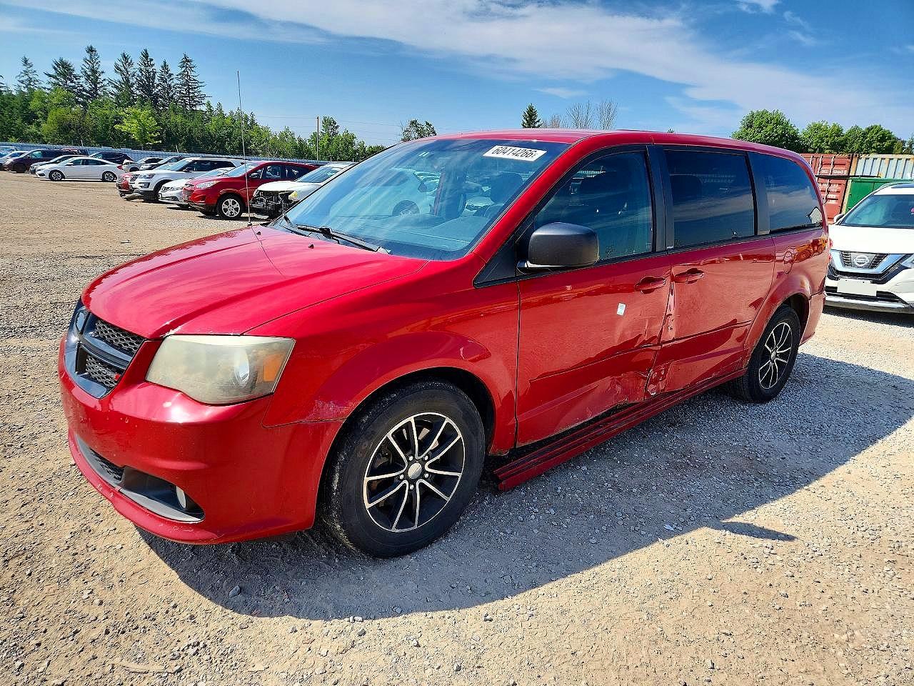 2013 Dodge Grand Caravan Se Red vin: 2C4RDGBG5DR806684