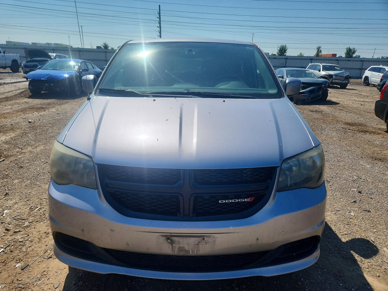 2014 Dodge Grand Caravan Se Silver vin: 2C4RDGBG5ER309698