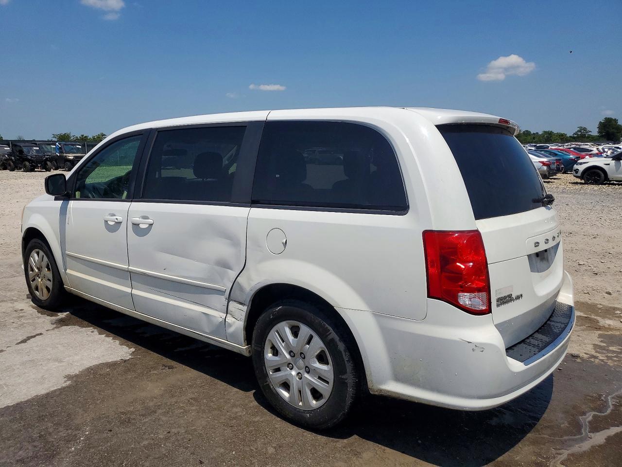 2014 Dodge Grand Caravan Se White vin: 2C4RDGBG5ER416928