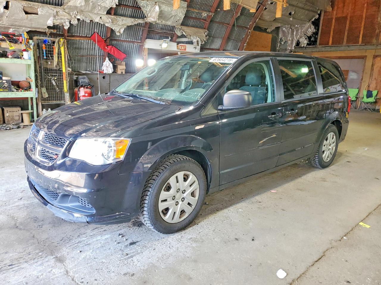2015 Dodge Grand Caravan Se Черный vin: 2C4RDGBG5FR557970