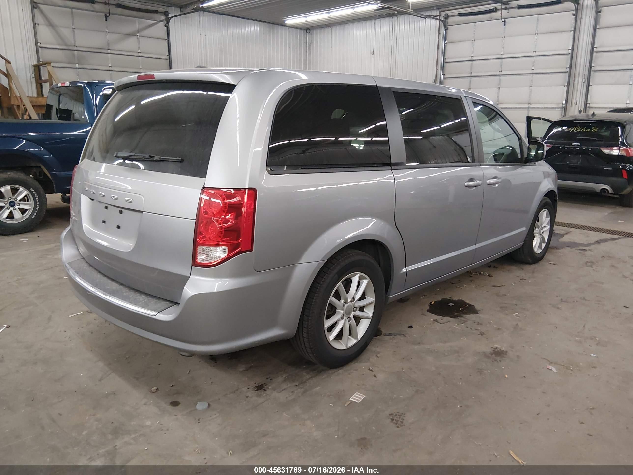 2020 Dodge Grand Caravan Se Plus Silver vin: 2C4RDGBG5LR232103