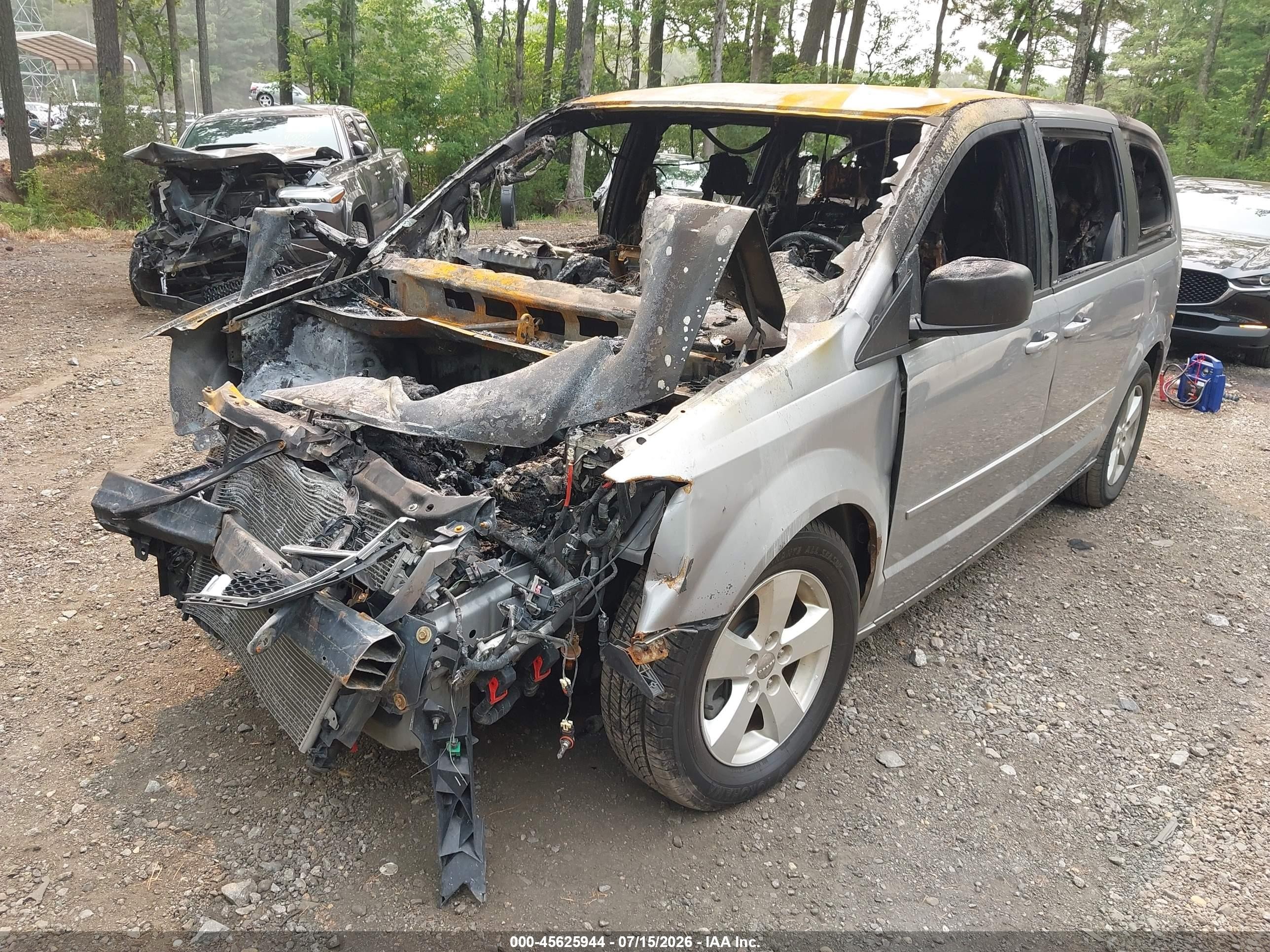 2013 Dodge Grand Caravan Se Серый vin: 2C4RDGBG6DR753963