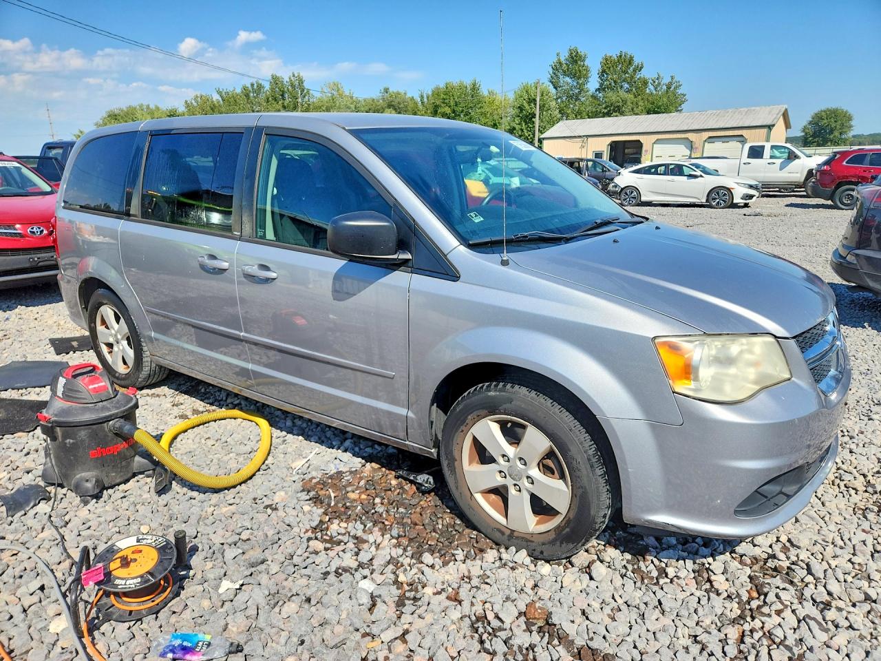 2013 Dodge Grand Caravan Se Silver vin: 2C4RDGBG6DR794786