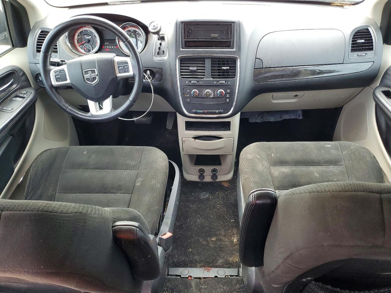 2015 Dodge Grand Caravan Se White vin: 2C4RDGBG6FR683058