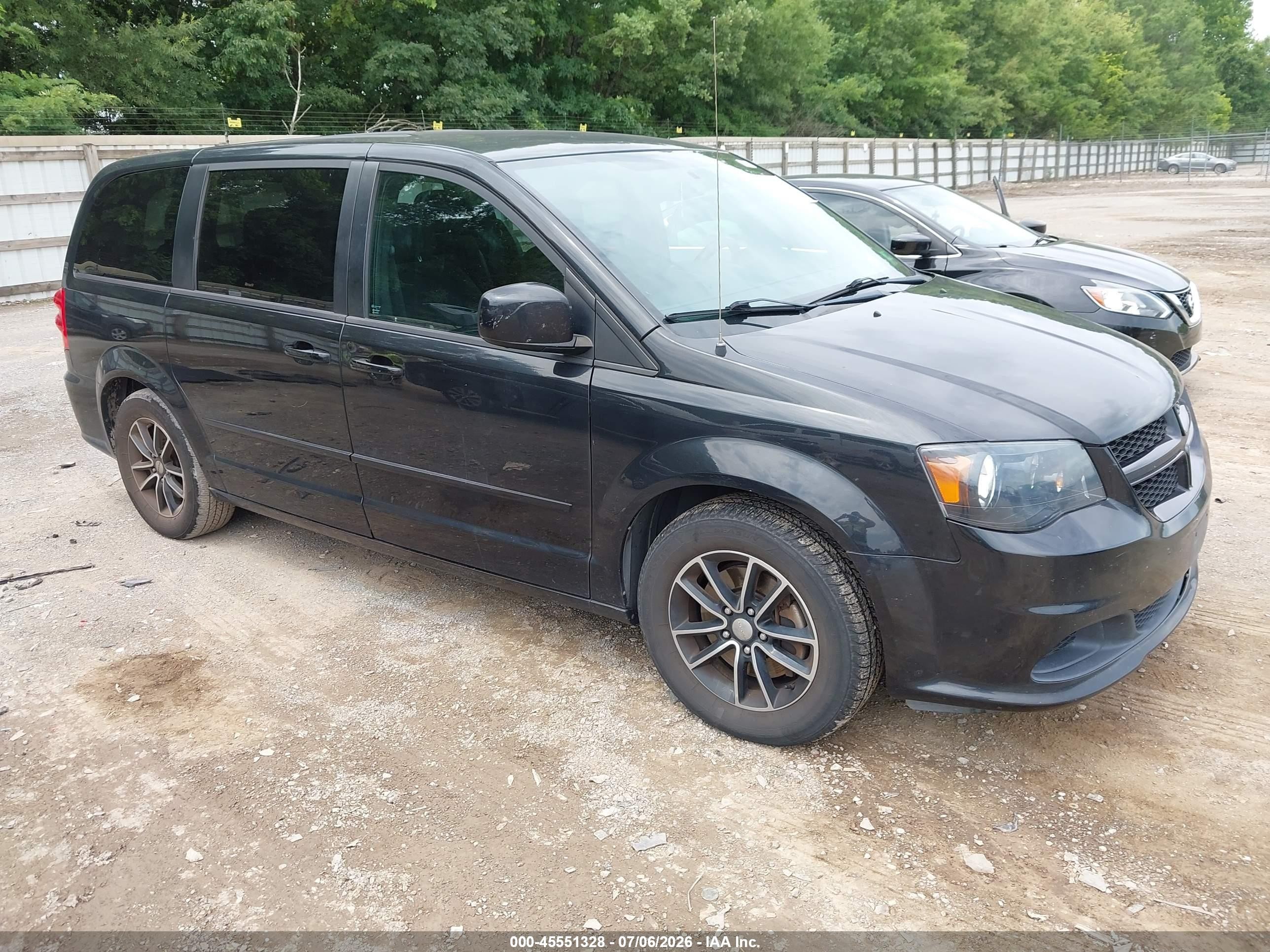 2015 Dodge Grand Caravan Se Plus Black vin: 2C4RDGBG6FR705673