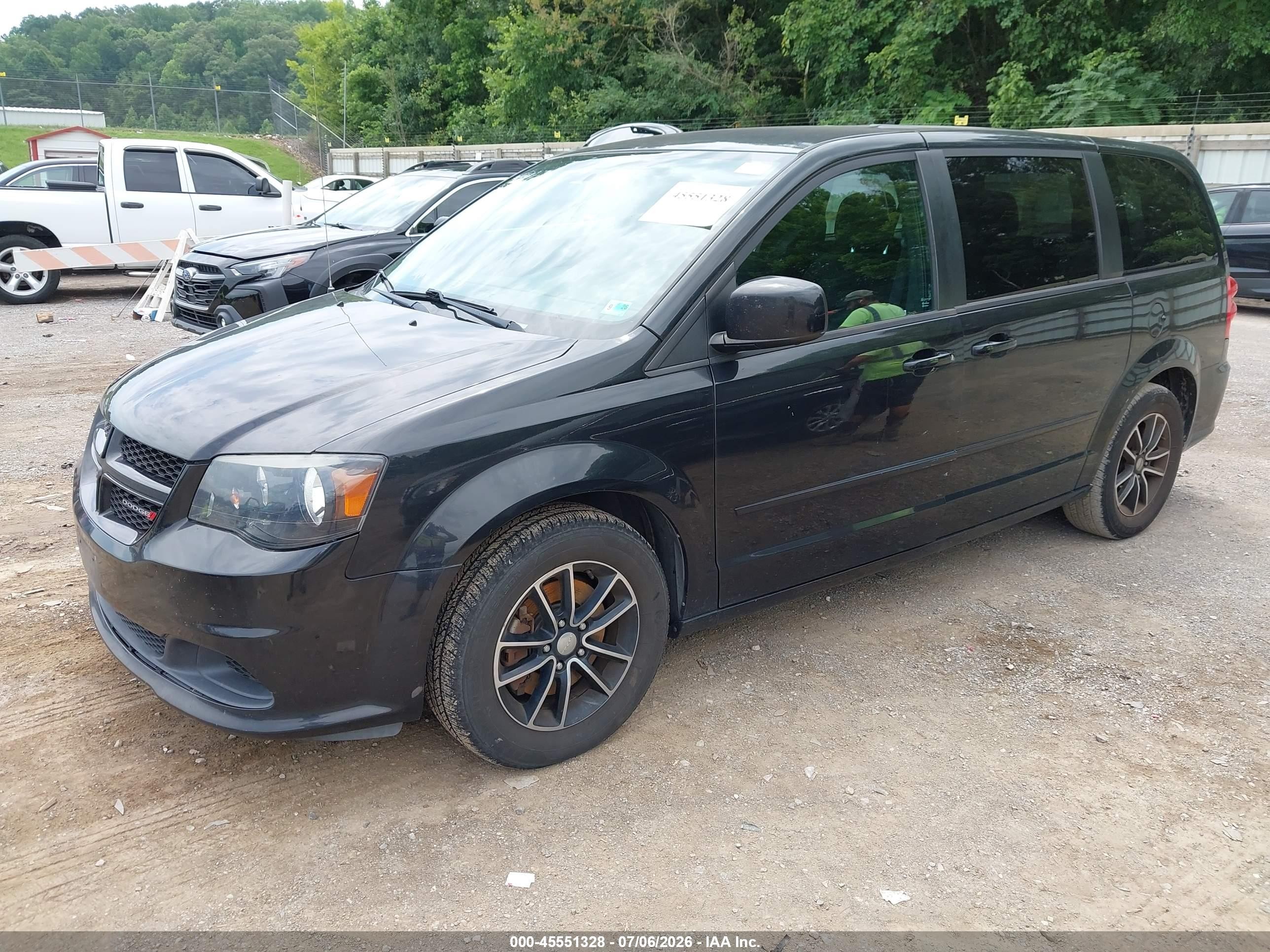 2015 Dodge Grand Caravan Se Plus Black vin: 2C4RDGBG6FR705673