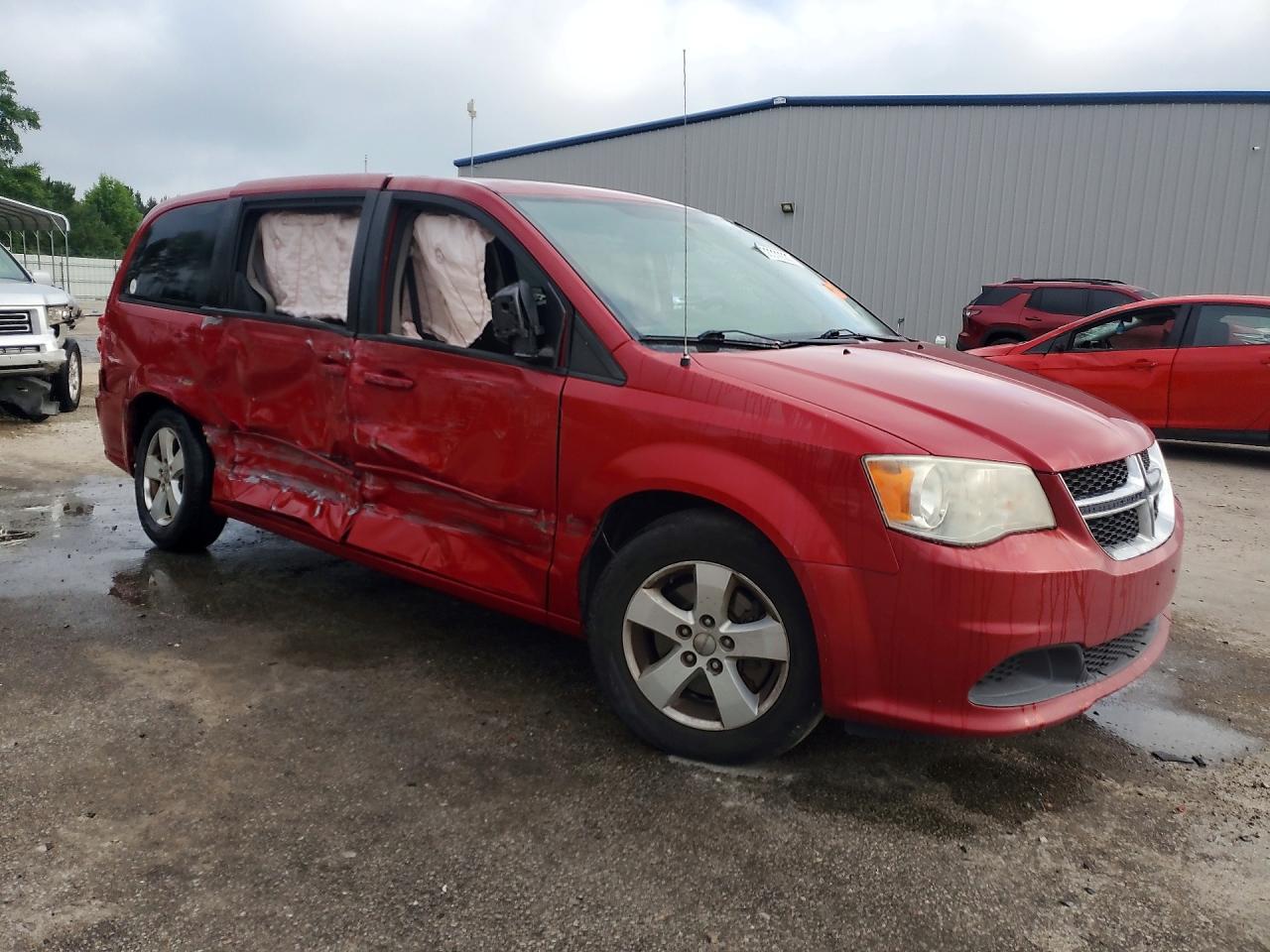 2013 Dodge Grand Caravan Se Red vin: 2C4RDGBG7DR563573
