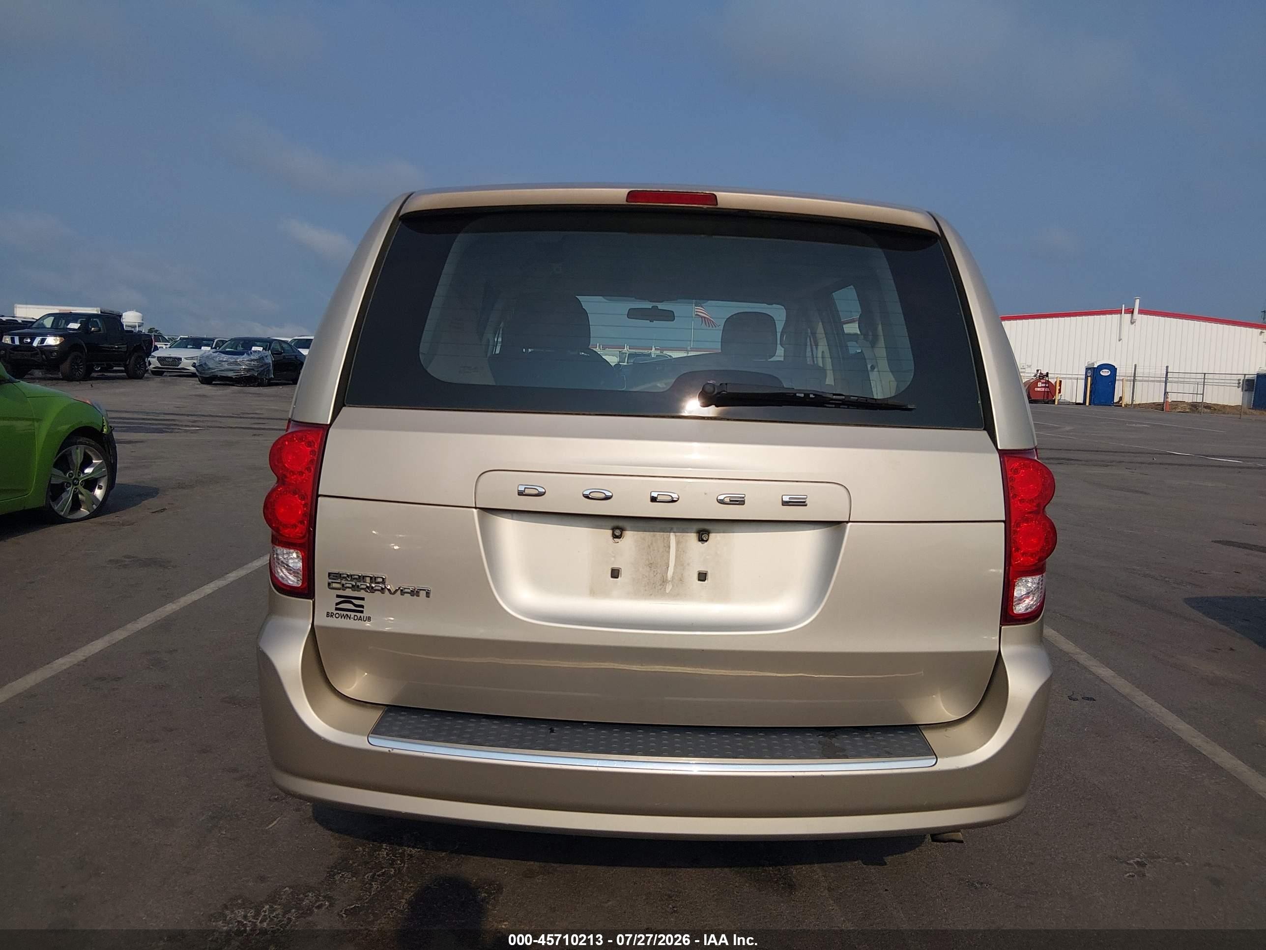 2013 Dodge Grand Caravan American Value Pkg Beige vin: 2C4RDGBG7DR587954