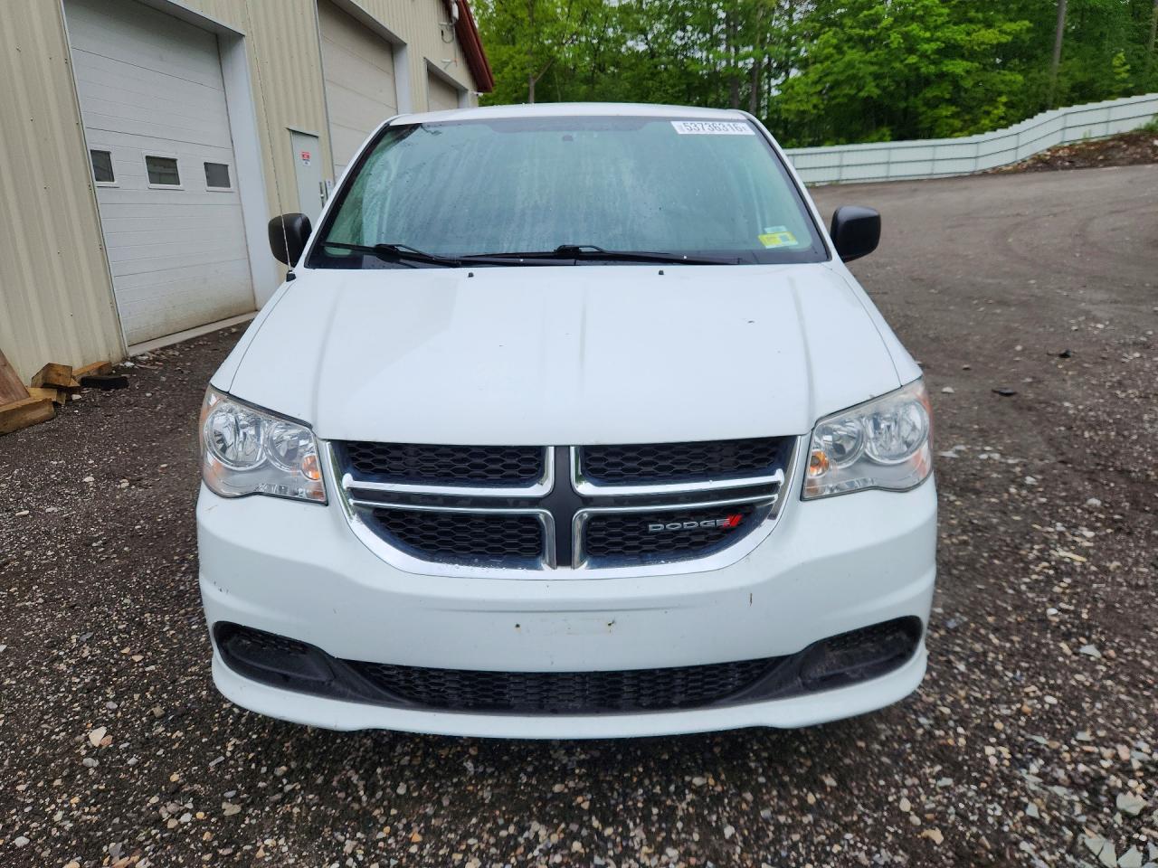 2013 Dodge Grand Caravan Se White vin: 2C4RDGBG7DR812969