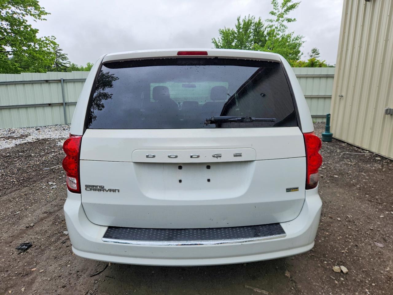 2013 Dodge Grand Caravan Se White vin: 2C4RDGBG7DR812969