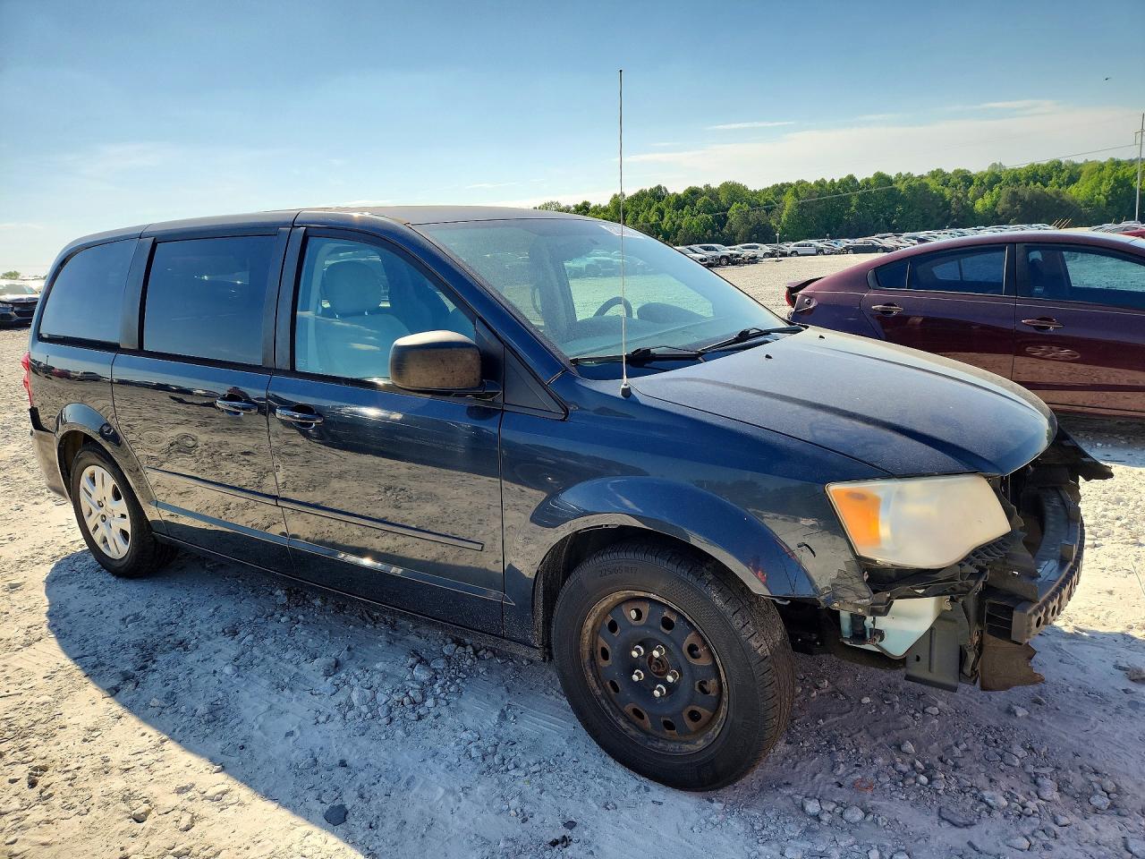2014 Dodge Grand Caravan Se Blue vin: 2C4RDGBG7ER221994