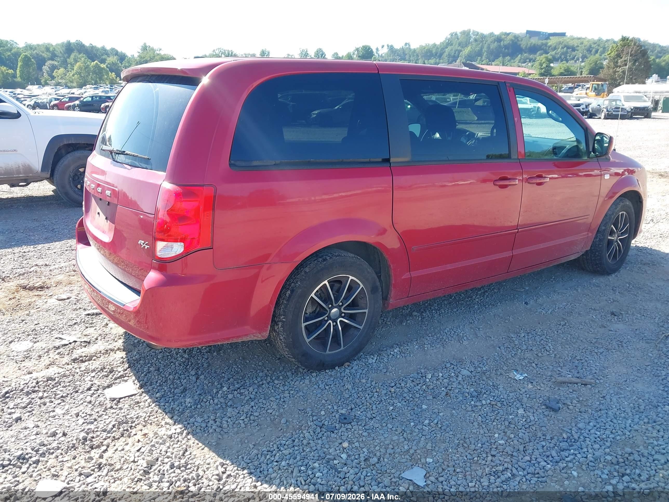 2014 Dodge Grand Caravan Se 30th Anniversary Red vin: 2C4RDGBG7ER261752