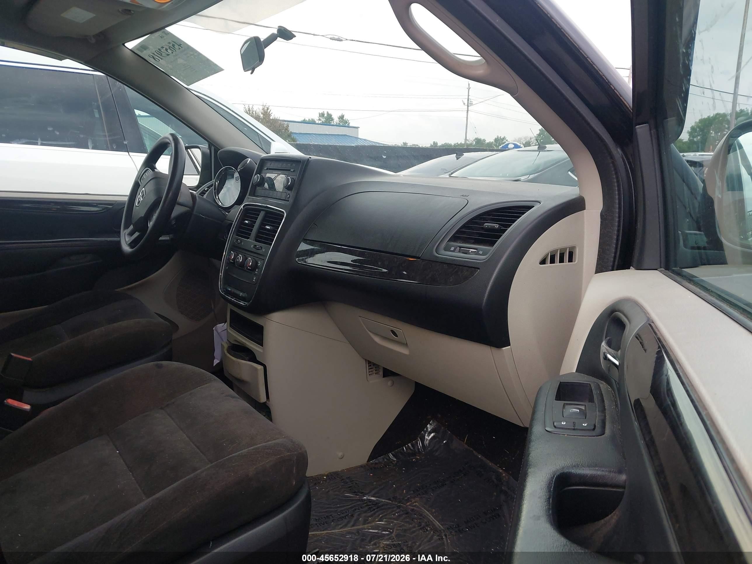 2014 Dodge Grand Caravan American Value Pkg Черный vin: 2C4RDGBG7ER298641