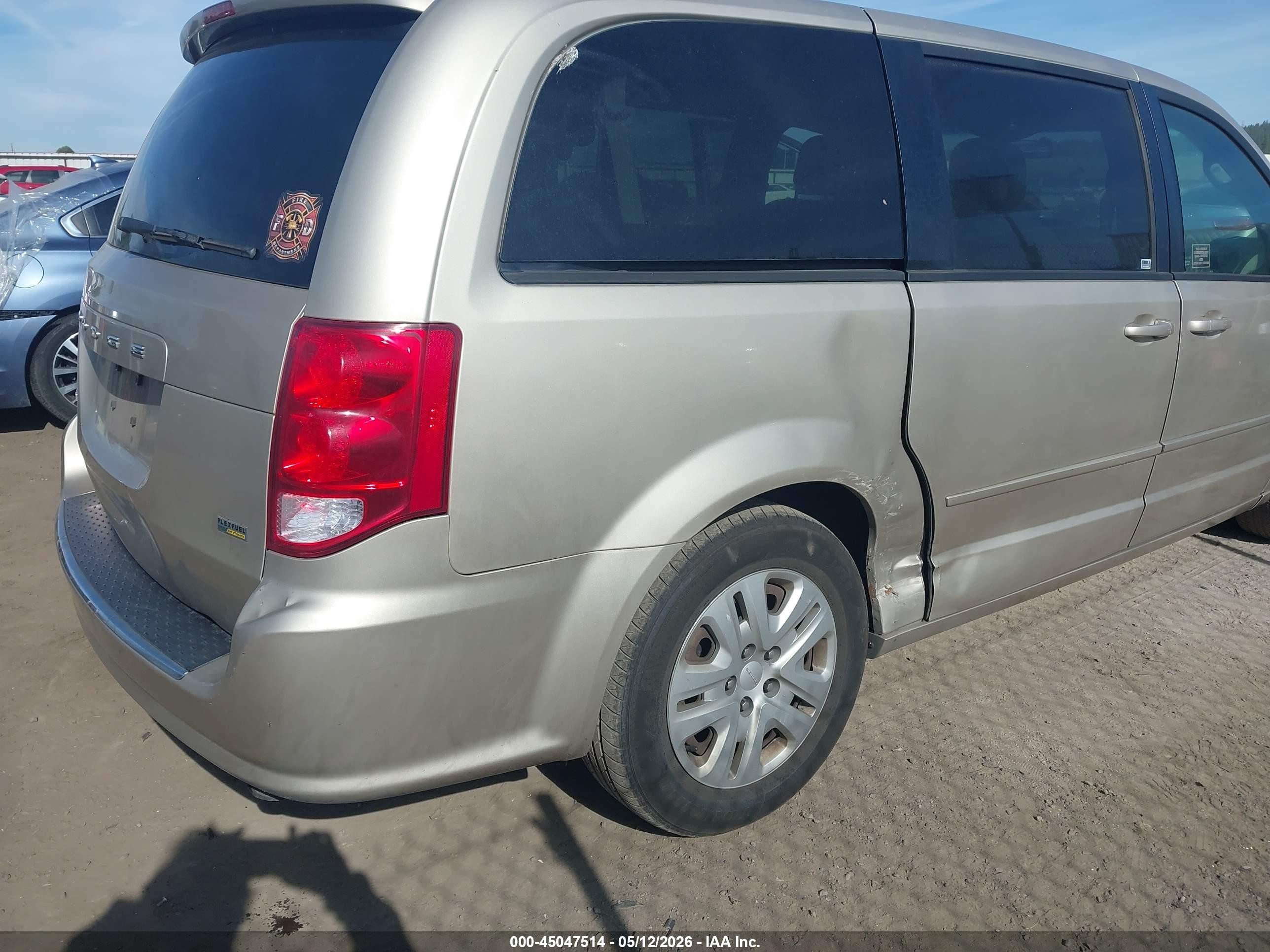 2014 Dodge Grand Caravan Se Gold vin: 2C4RDGBG7ER380837