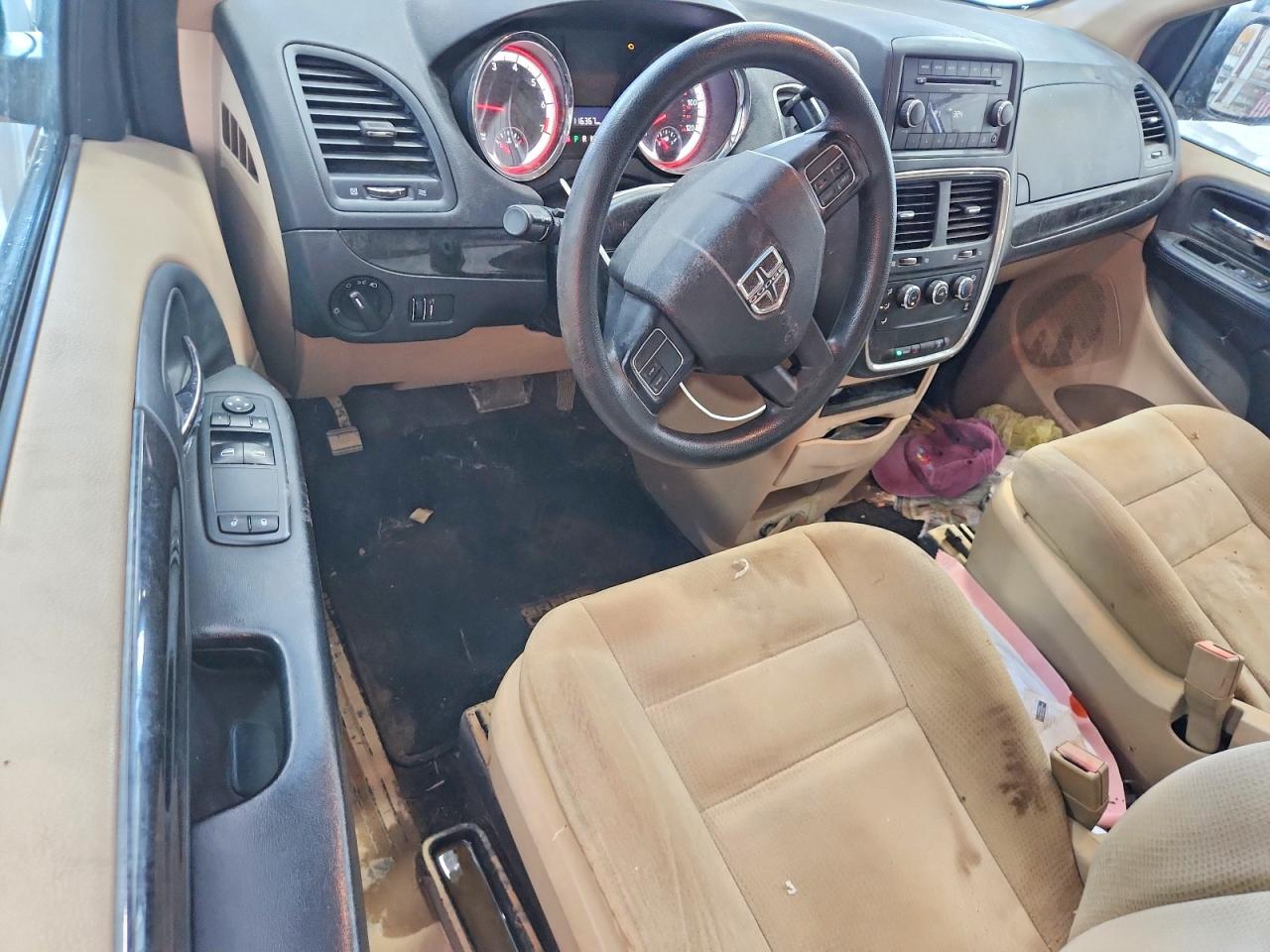 2014 Dodge Grand Caravan Se Maroon vin: 2C4RDGBG7ER459635