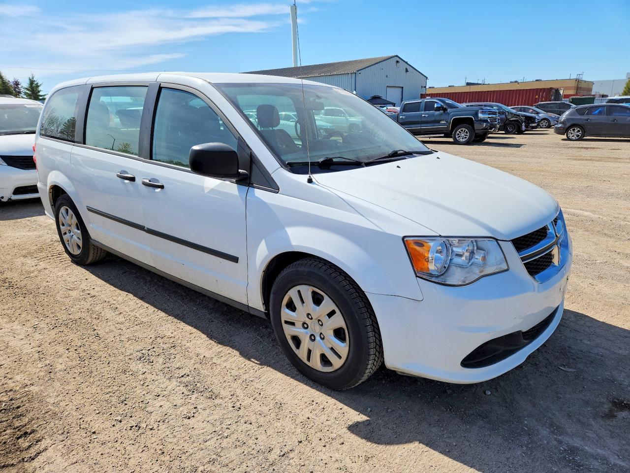 2016 Dodge Grand Caravan Se White vin: 2C4RDGBG7GR397690