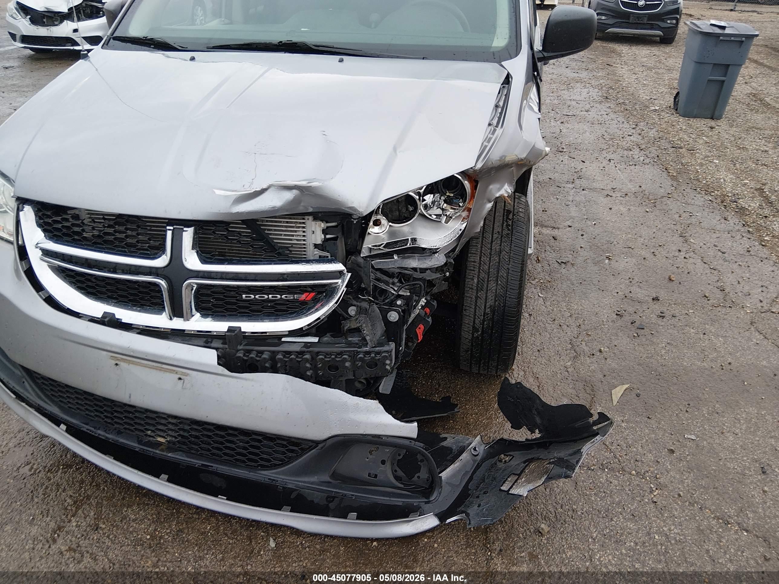 2020 Dodge Grand Caravan Se Gray vin: 2C4RDGBG7LR197340