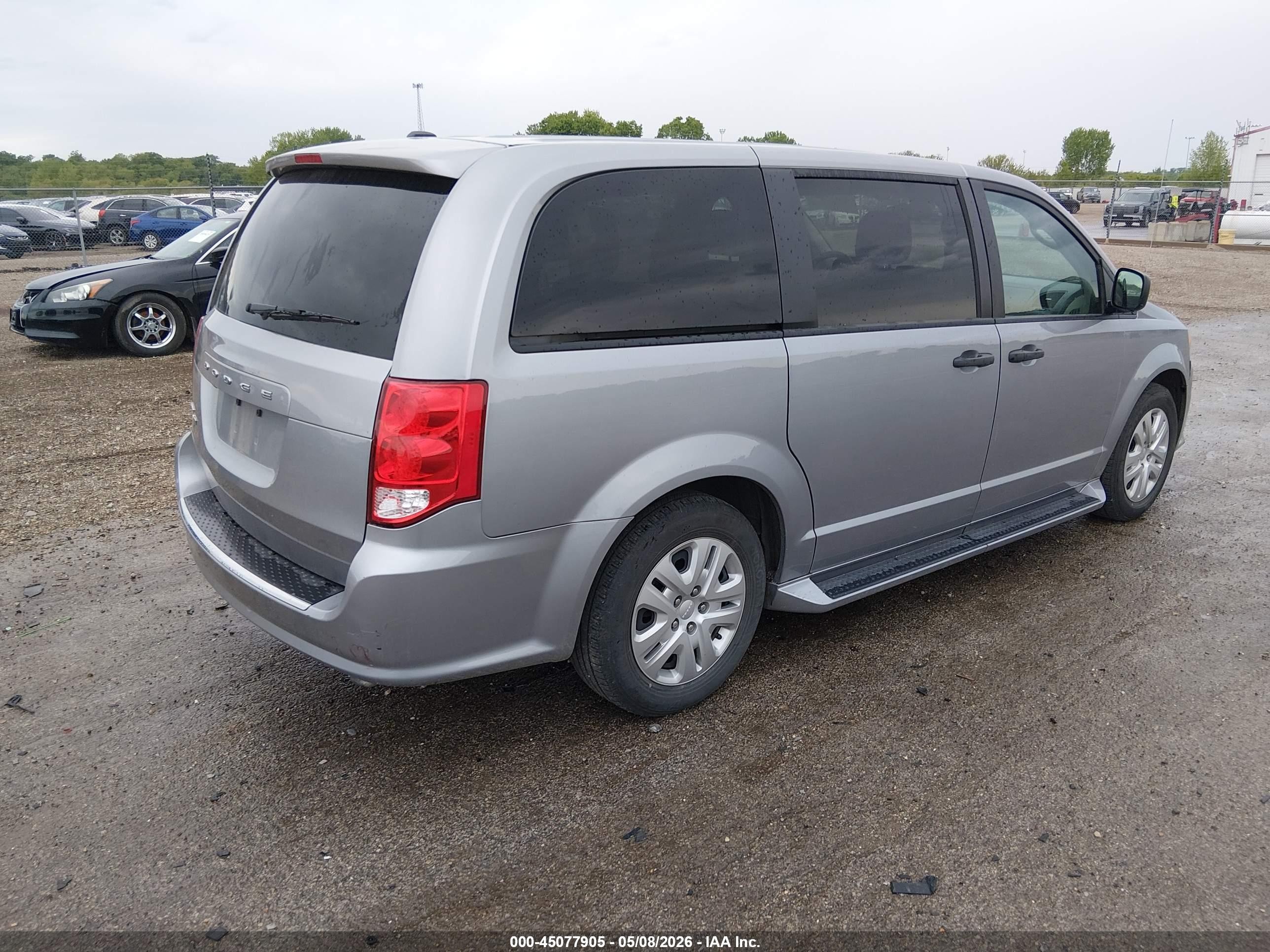 2020 Dodge Grand Caravan Se Gray vin: 2C4RDGBG7LR197340