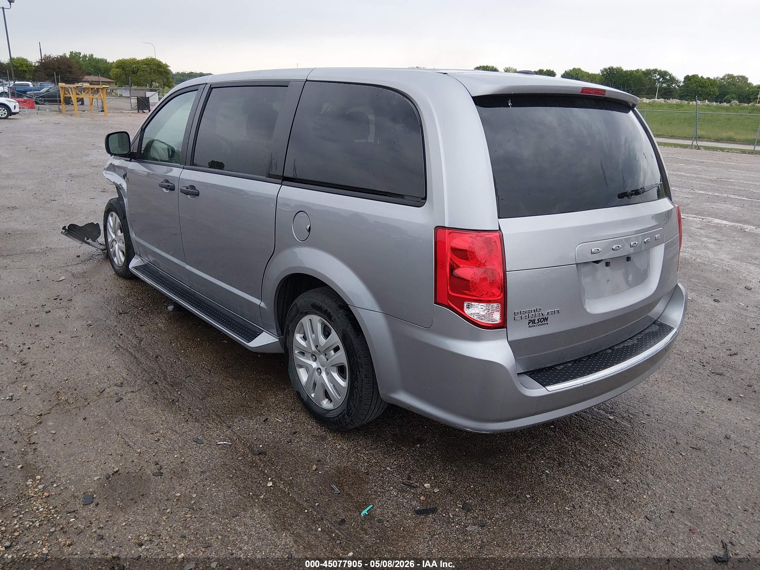 2020 Dodge Grand Caravan Se Gray vin: 2C4RDGBG7LR197340
