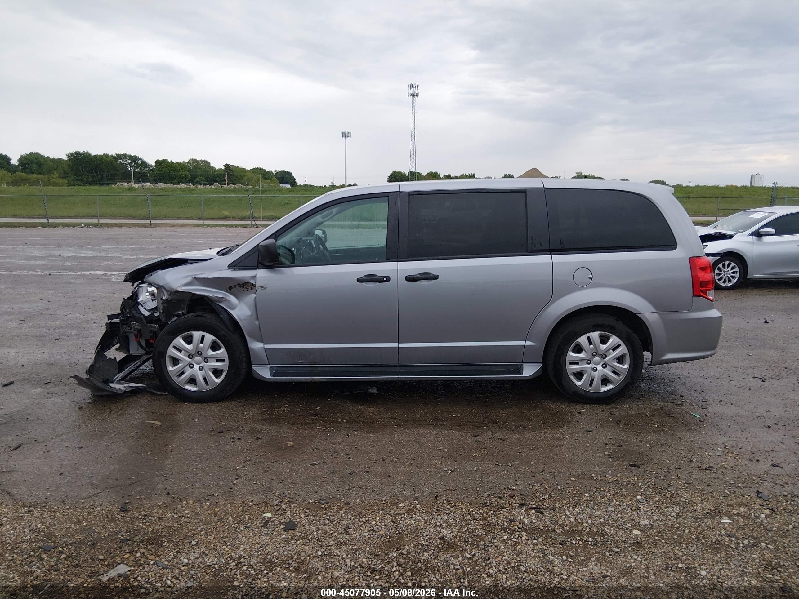2020 Dodge Grand Caravan Se Gray vin: 2C4RDGBG7LR197340
