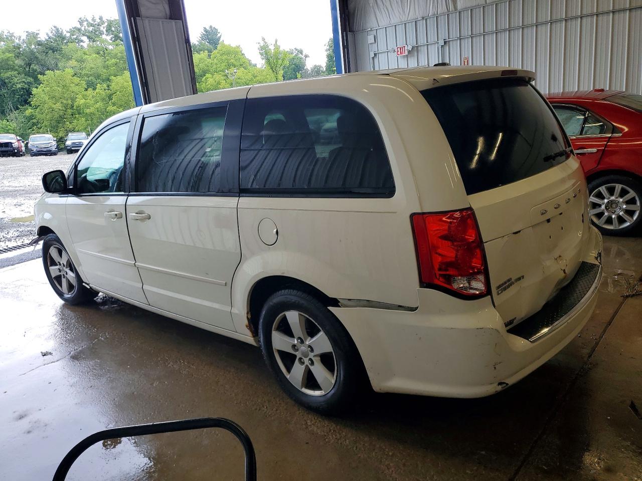 2013 Dodge Grand Caravan Se White vin: 2C4RDGBG8DR643870