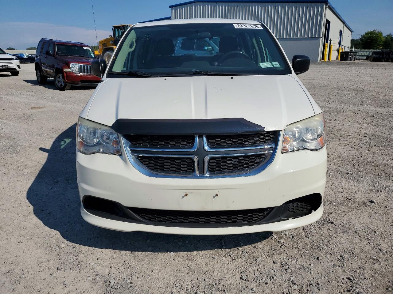 2013 Dodge Grand Caravan Se White vin: 2C4RDGBG8DR652570