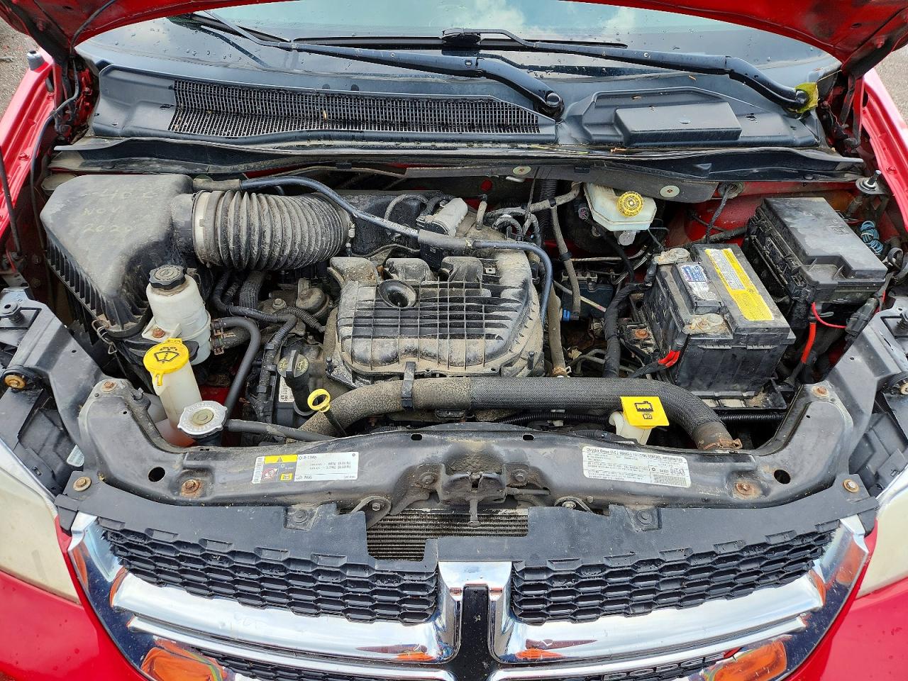 2013 Dodge Grand Caravan Se Red vin: 2C4RDGBG8DR680062