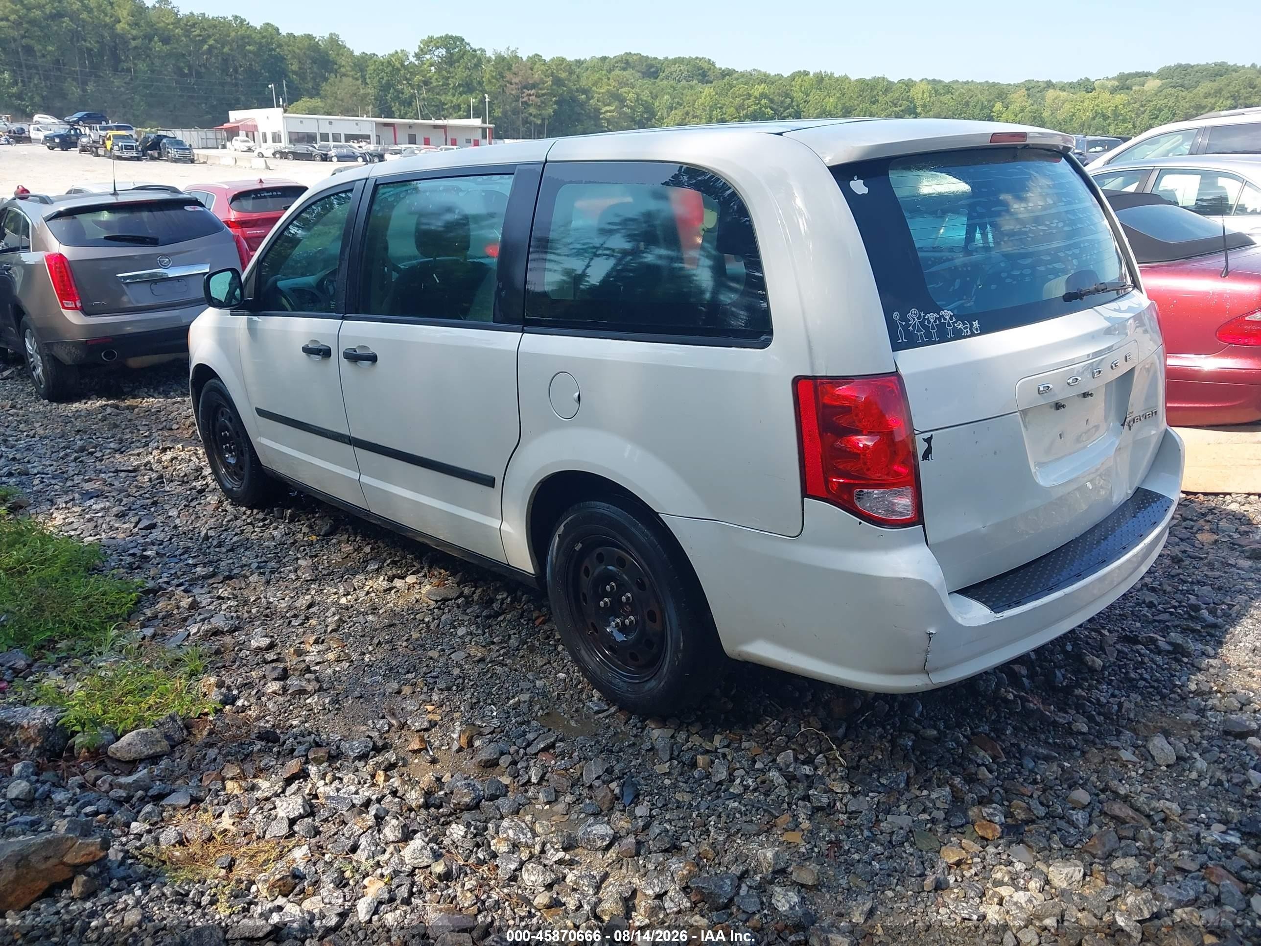 2013 Dodge Grand Caravan American Value Pkg Белый vin: 2C4RDGBG8DR814410