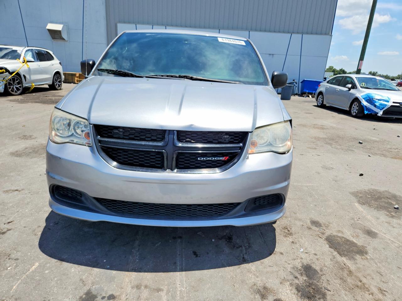 2015 Dodge Grand Caravan Se Silver vin: 2C4RDGBG8FR512926
