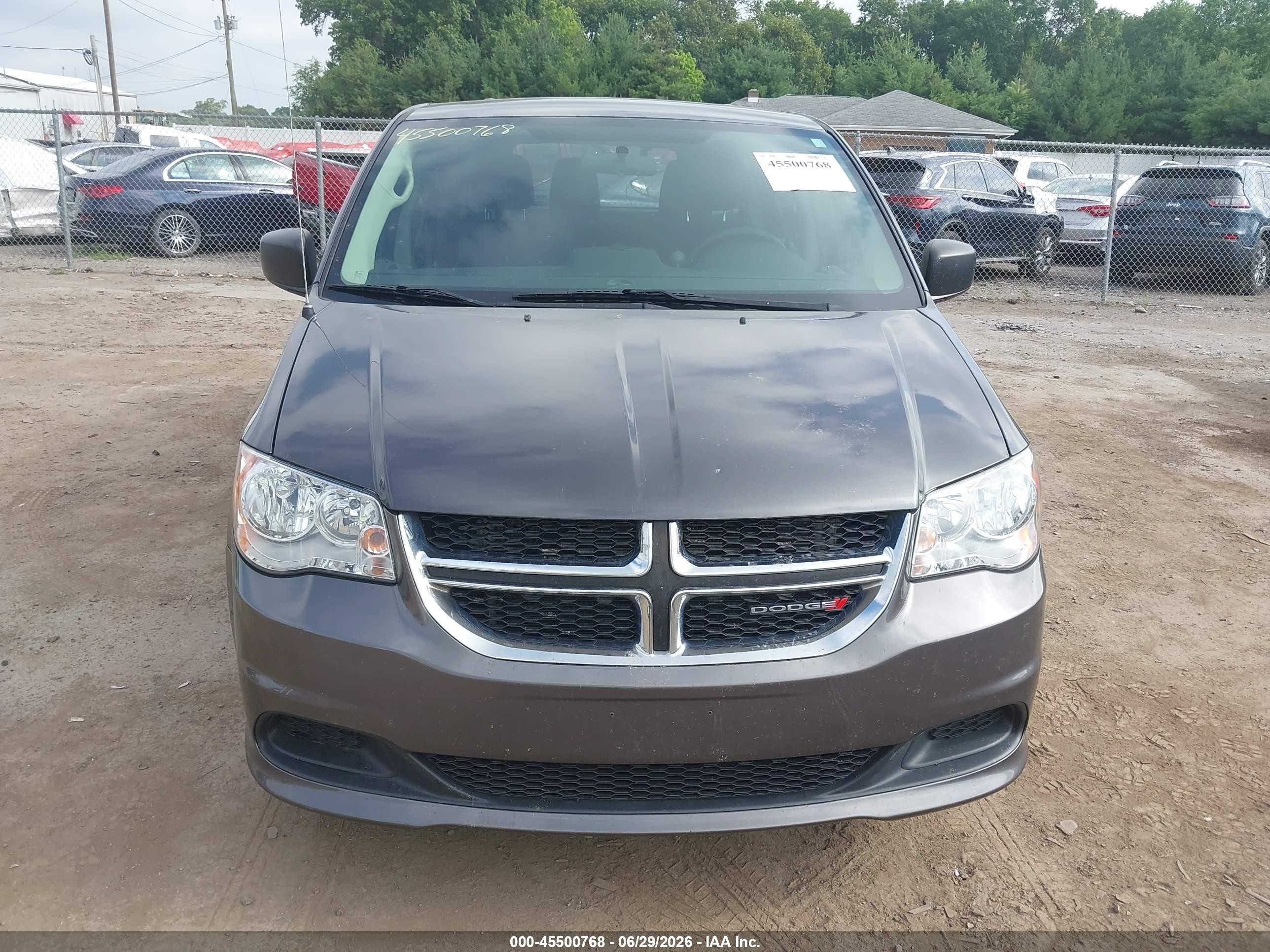 2015 Dodge Grand Caravan Se/sxt Gray vin: 2C4RDGBG8FR543786