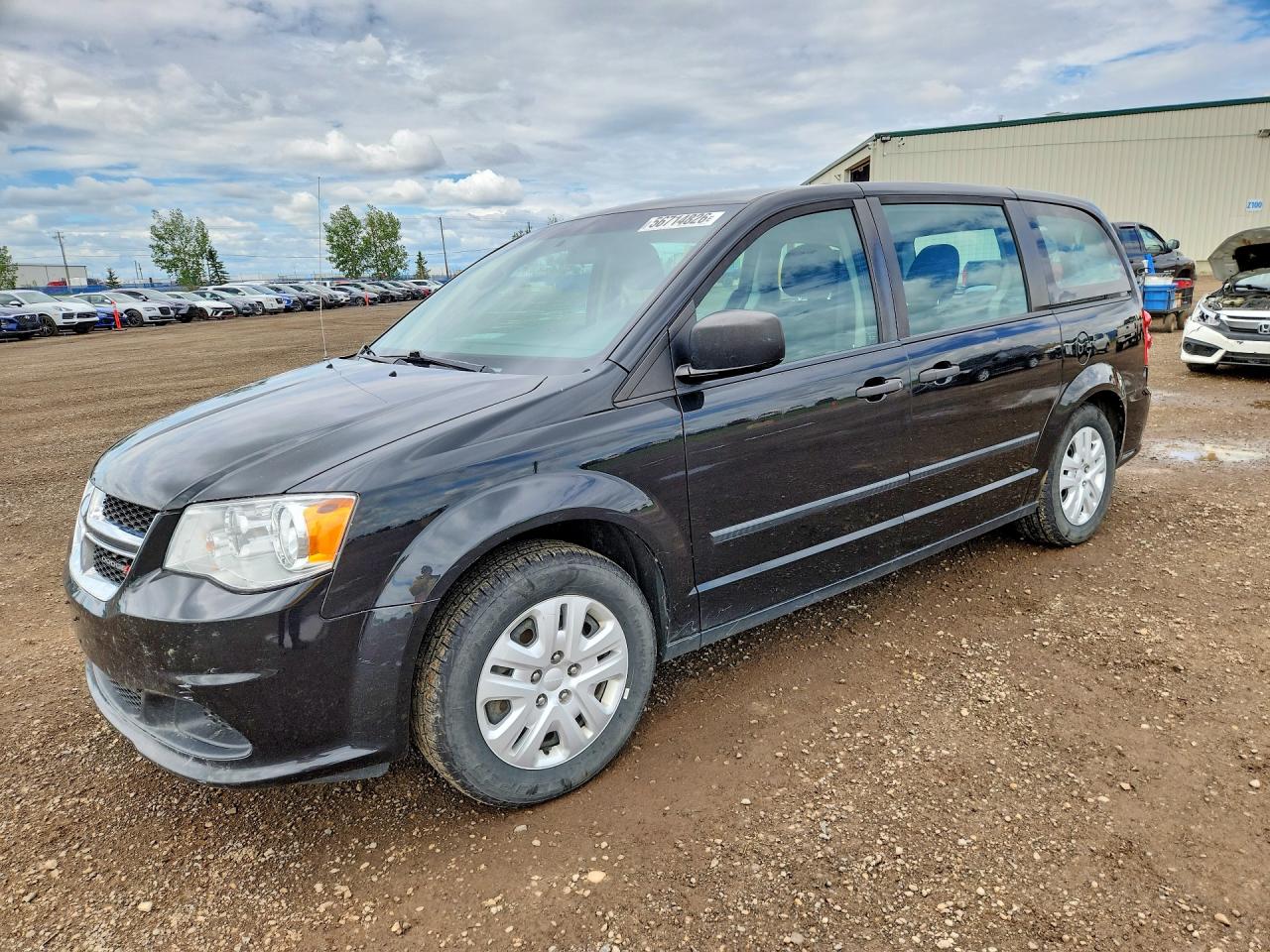 2015 Dodge Grand Caravan Se Black vin: 2C4RDGBG8FR558417