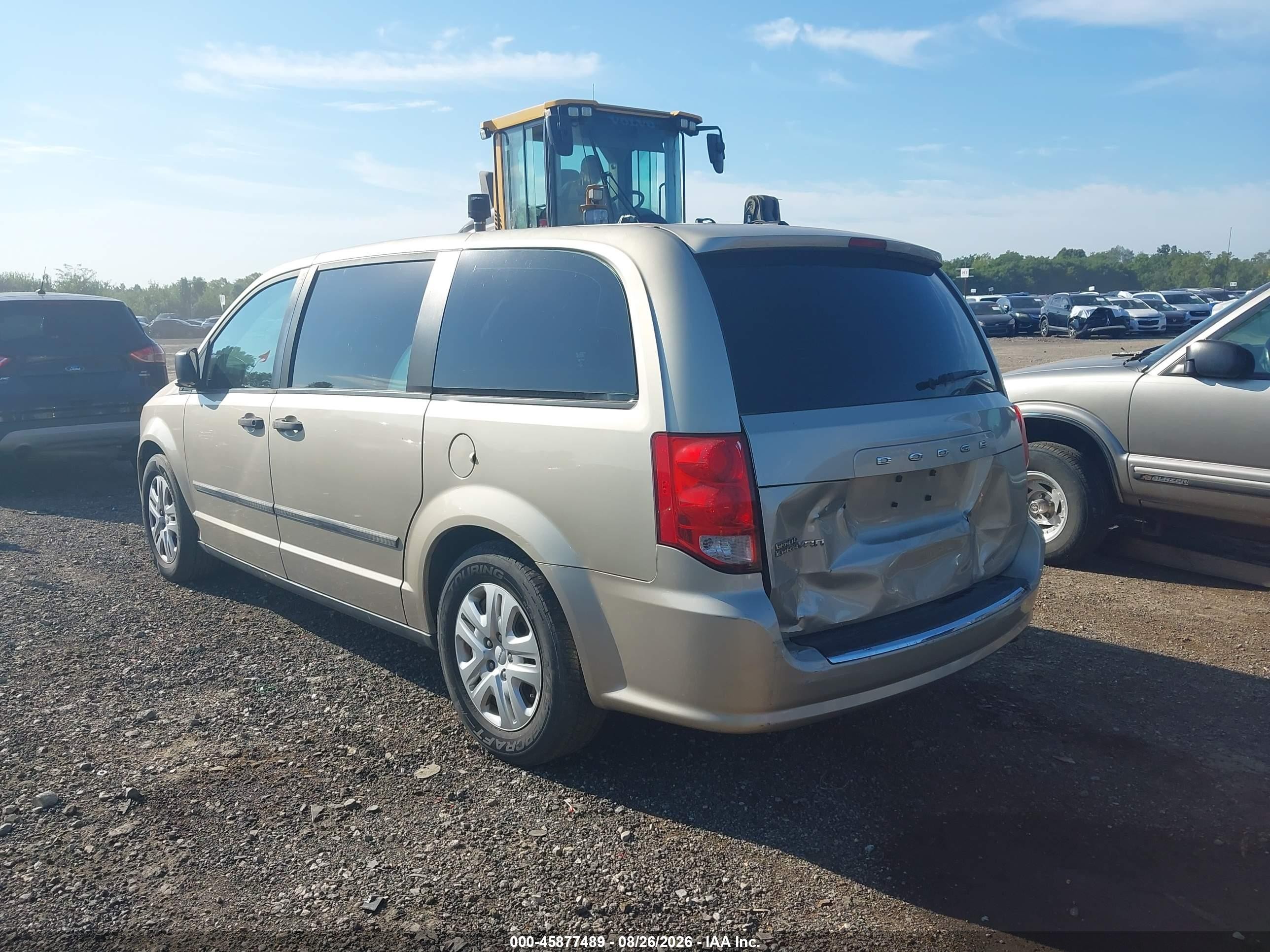 2015 Dodge Grand Caravan American Value Pkg Бежевый vin: 2C4RDGBG8FR600049