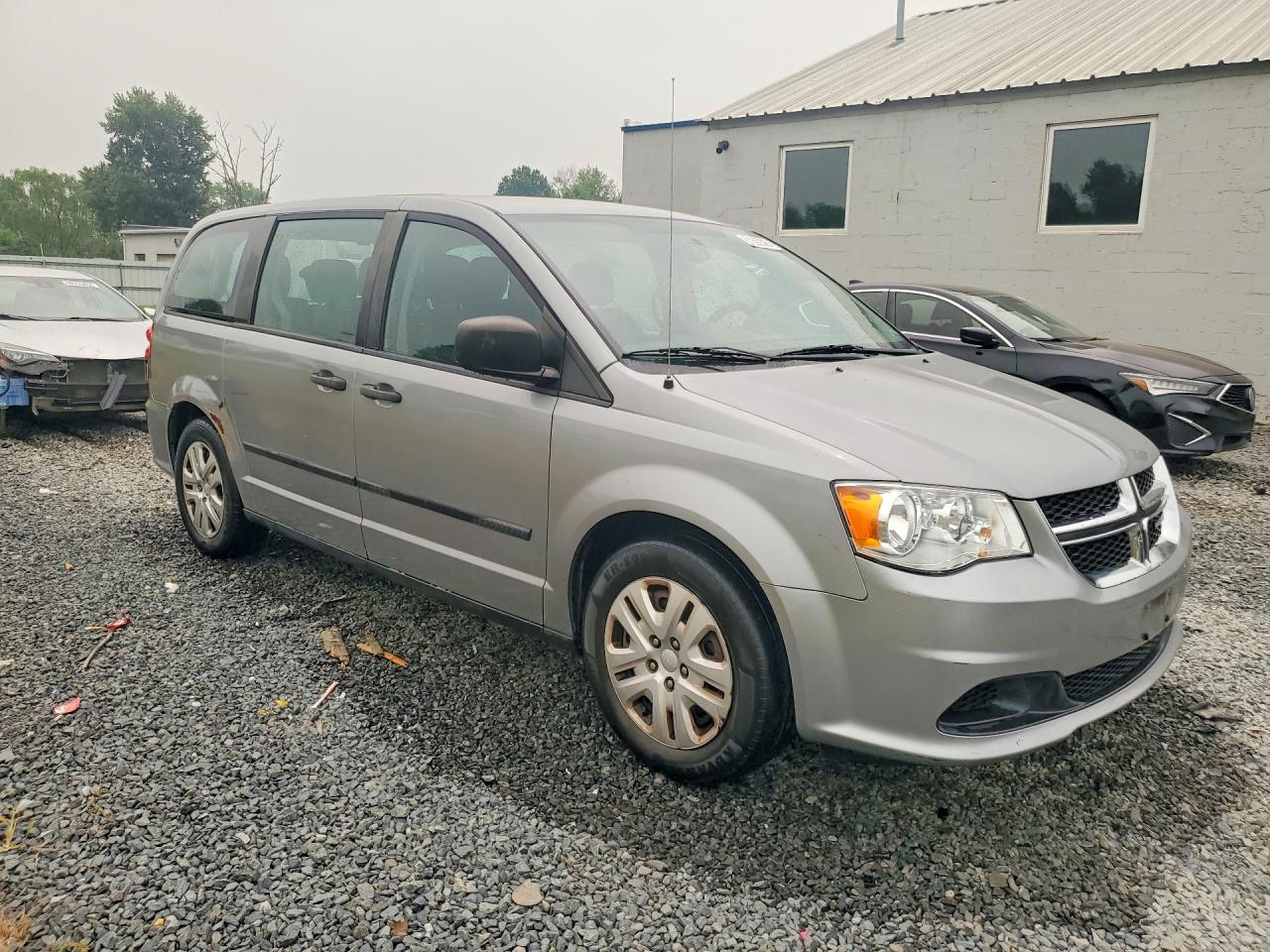 2015 Dodge Grand Caravan Se Gray vin: 2C4RDGBG8FR666830