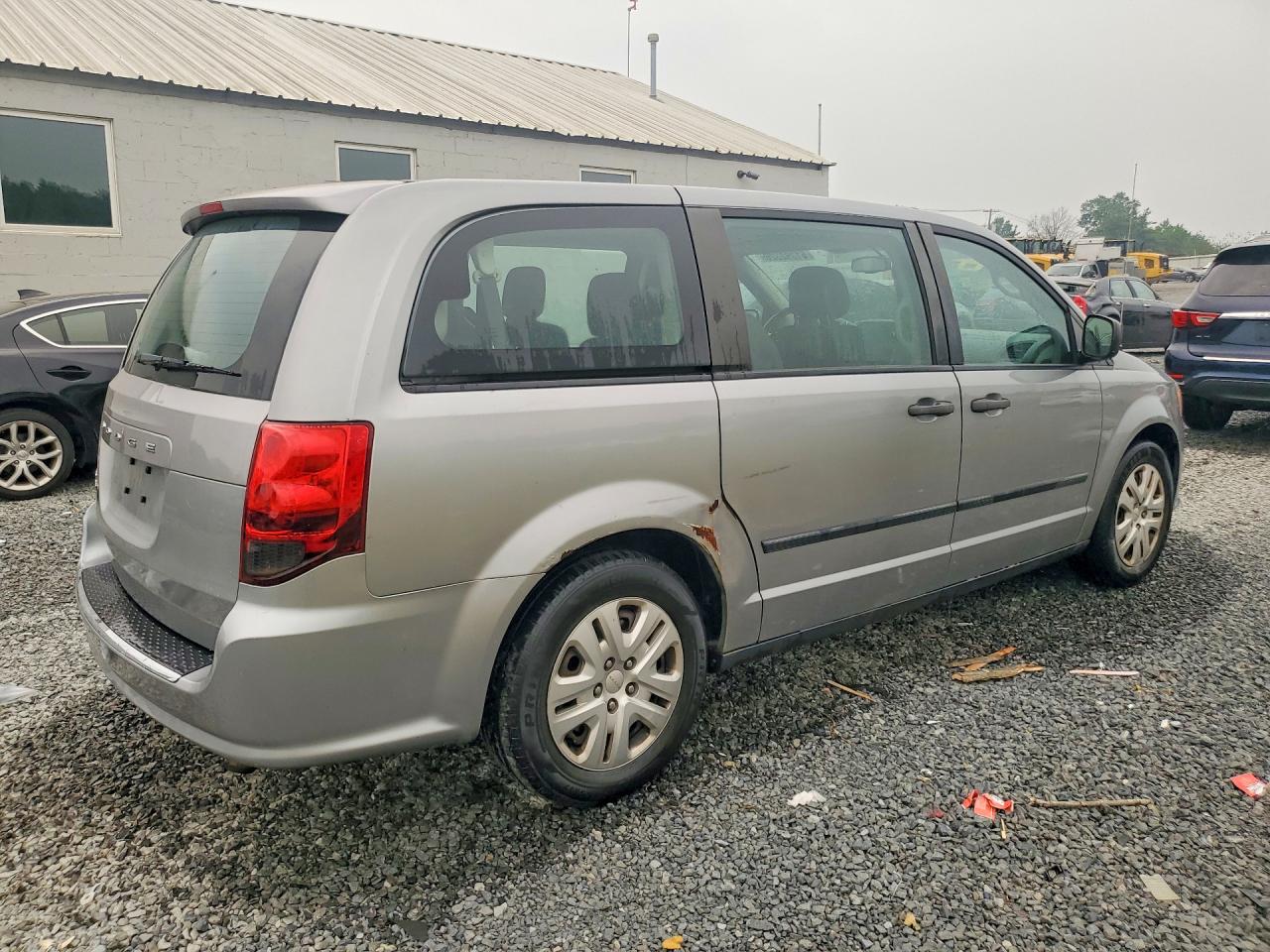 2015 Dodge Grand Caravan Se Gray vin: 2C4RDGBG8FR666830